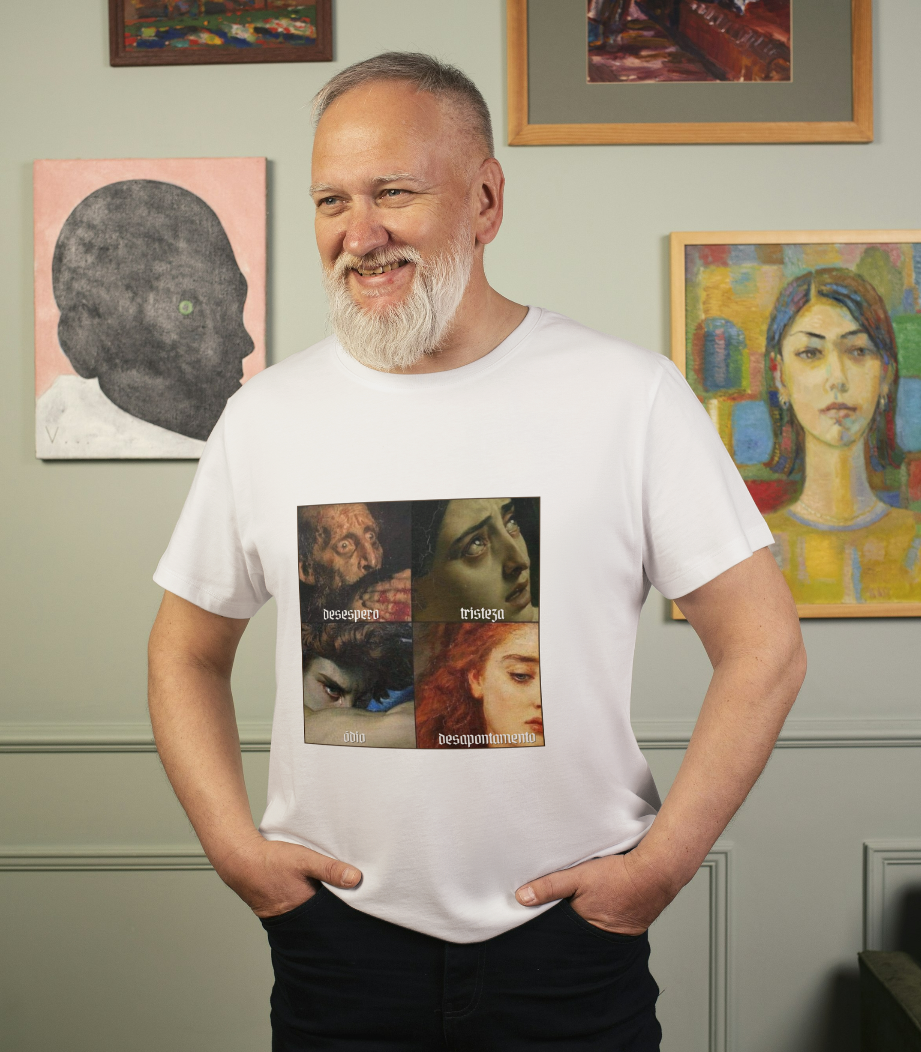 T-Shirt - Desespero, Tristeza, Ódio e Desapontamento