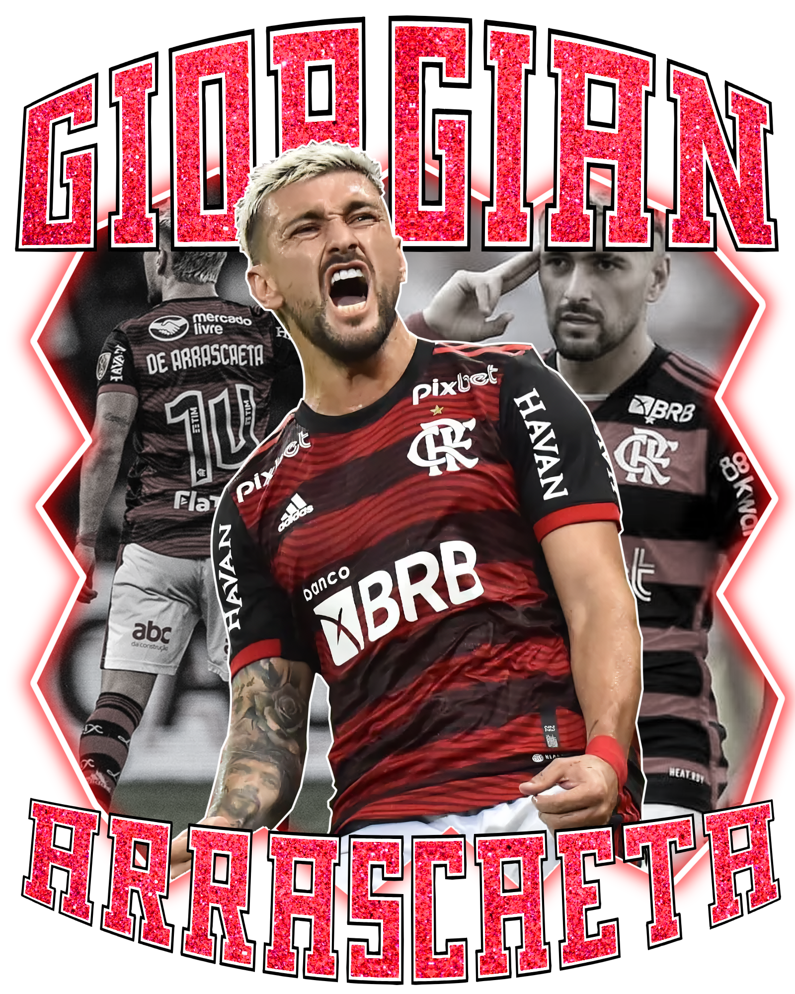 Camiseta Basica | Arrascaeta (FLAMENGO)