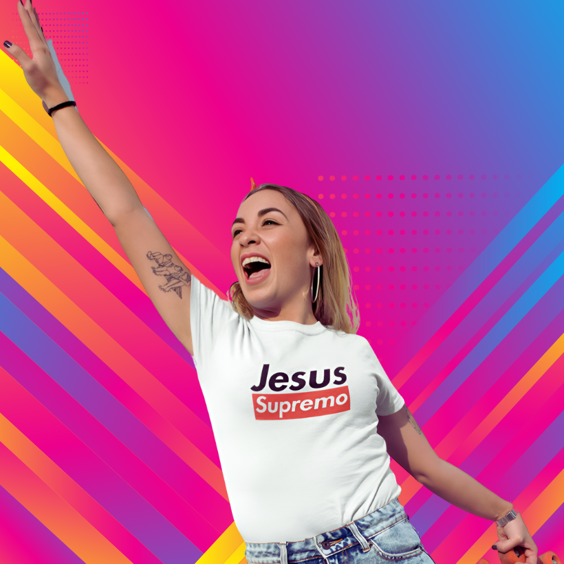 Camiseta Feminina - Jesus Supremo