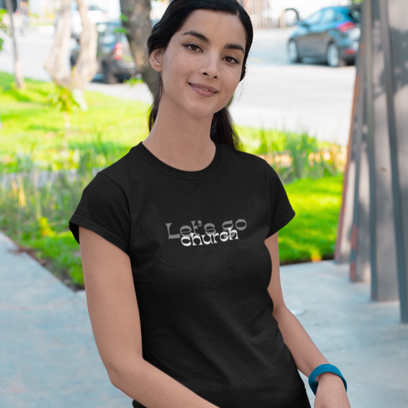 Camiseta Feminina - Let's go Church