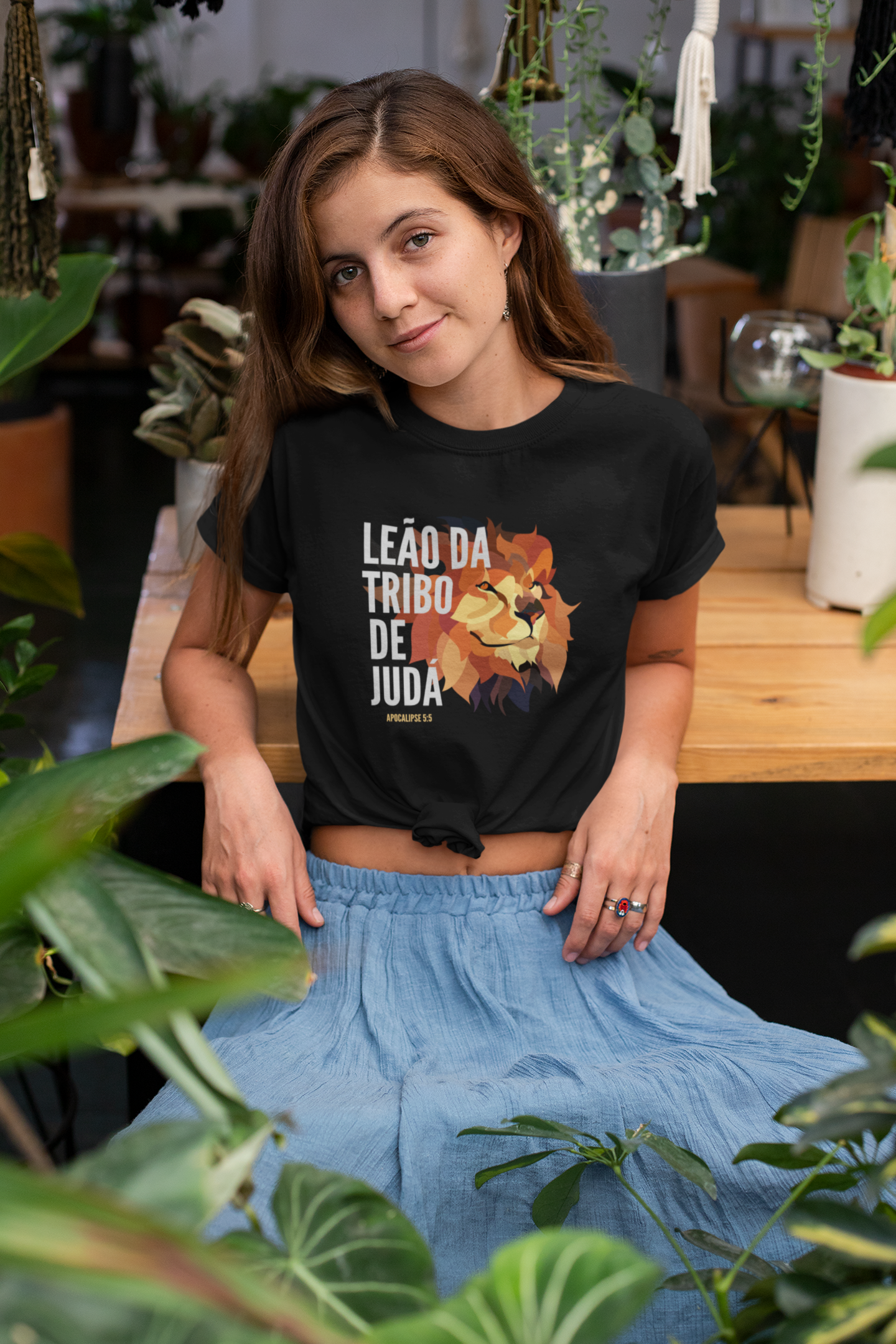 Camiseta Feminina - Leão de Judá