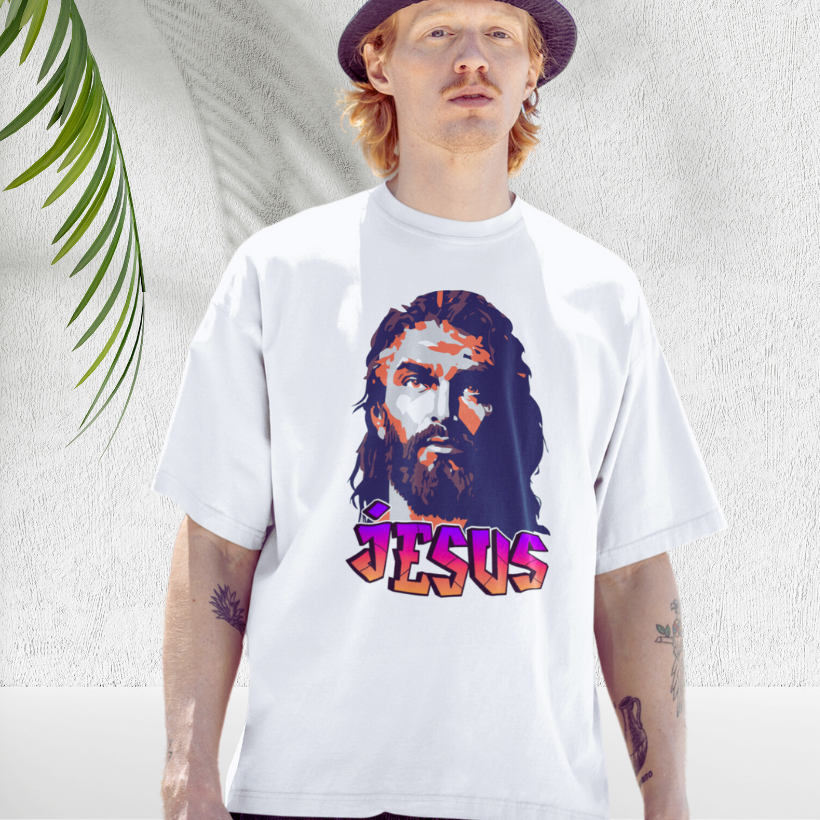 Camiseta Oversized Unissex - Jesus