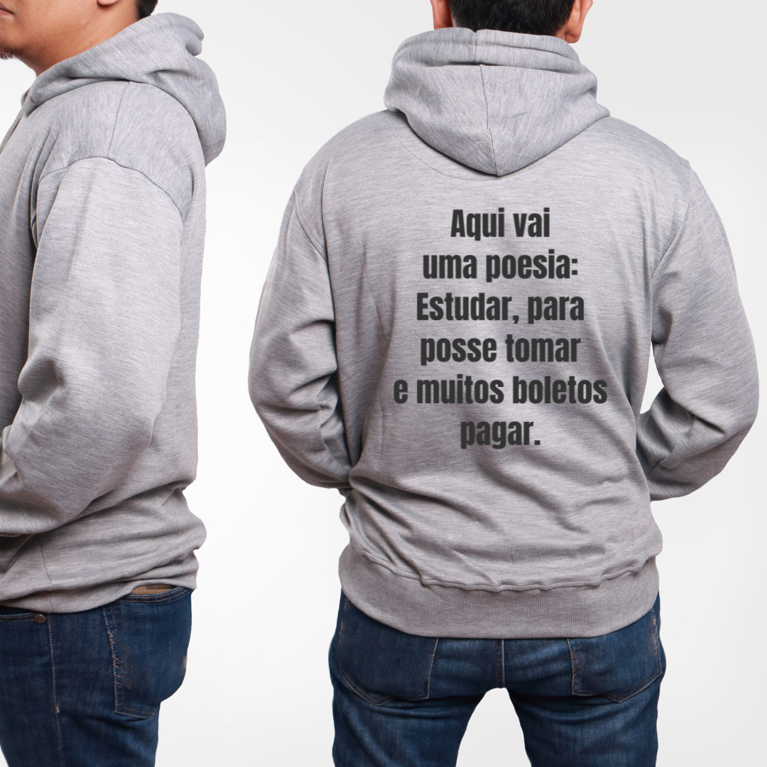 Moletom com Ziper Poesia 1