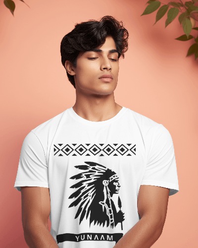 CAMISA MASCULINA GUERREIRO INDÍGENA