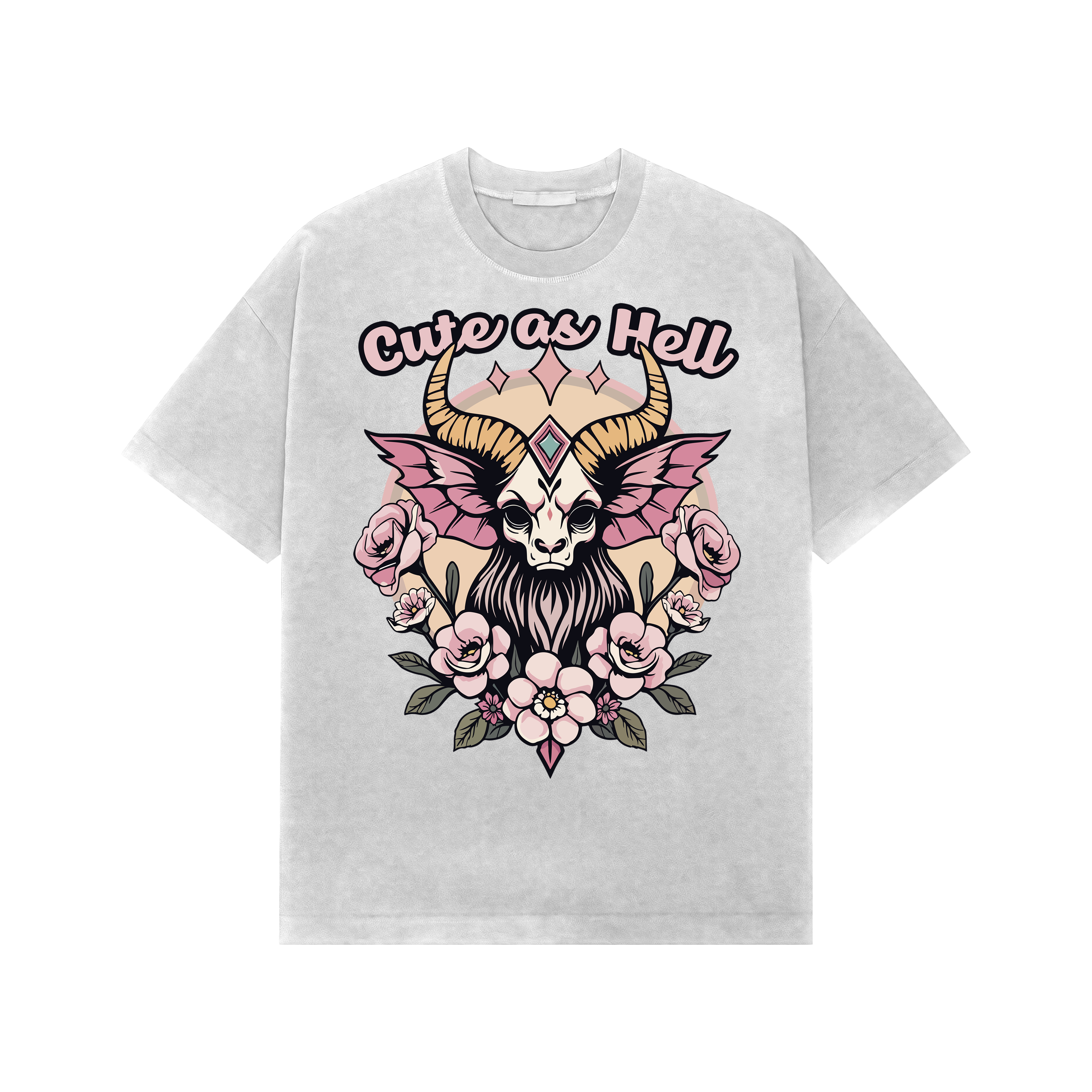 Camiseta Oversized - Cute As Hell