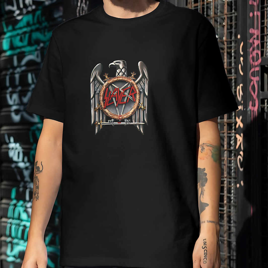 Camiseta Quality 100% algodão \,,/ Slayer \,,/