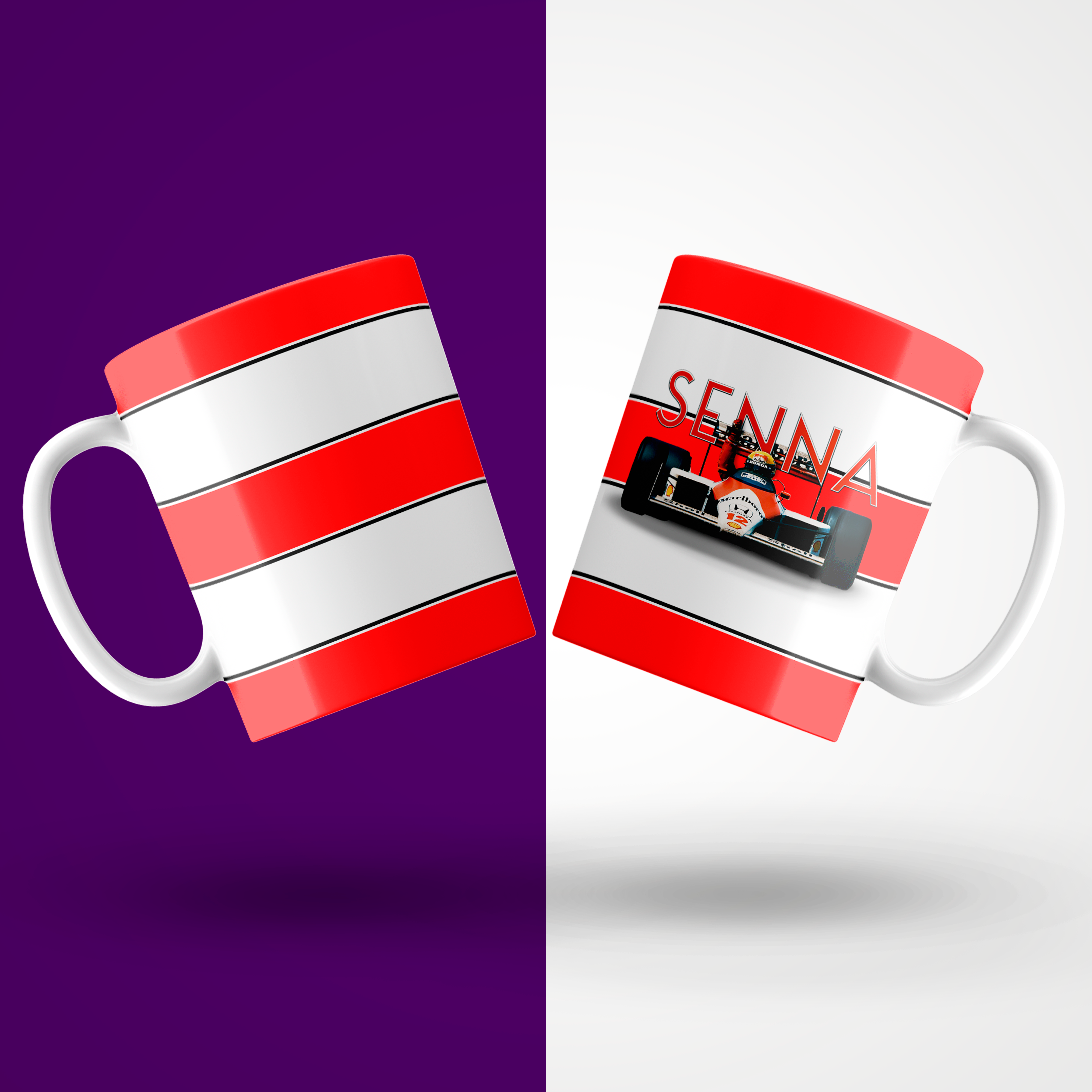 Nome do produto: Caneca Ayrton Senna/Mclaren