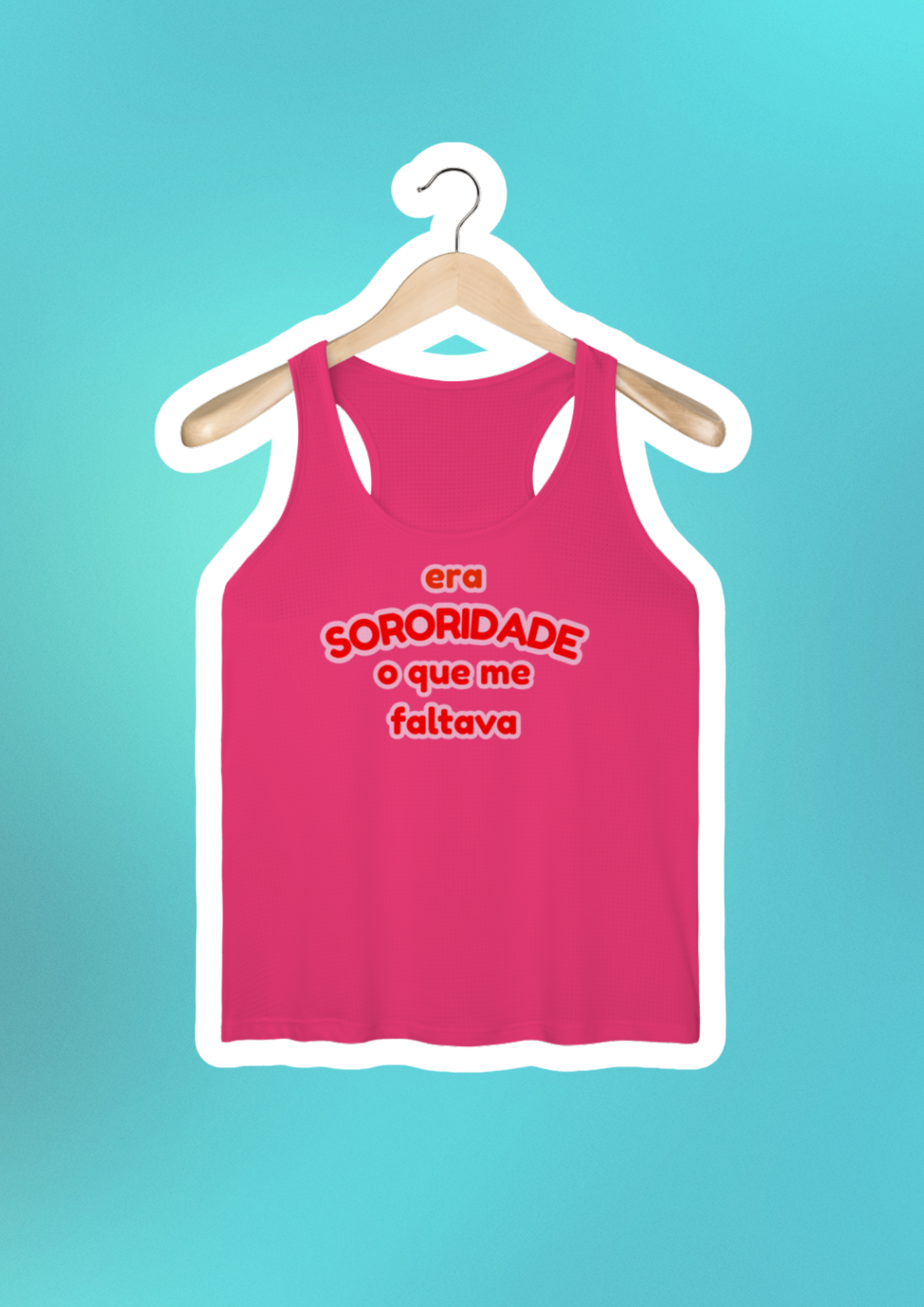 regata feminina: era SORORIDADE que me faltava (Sport Dry UV)