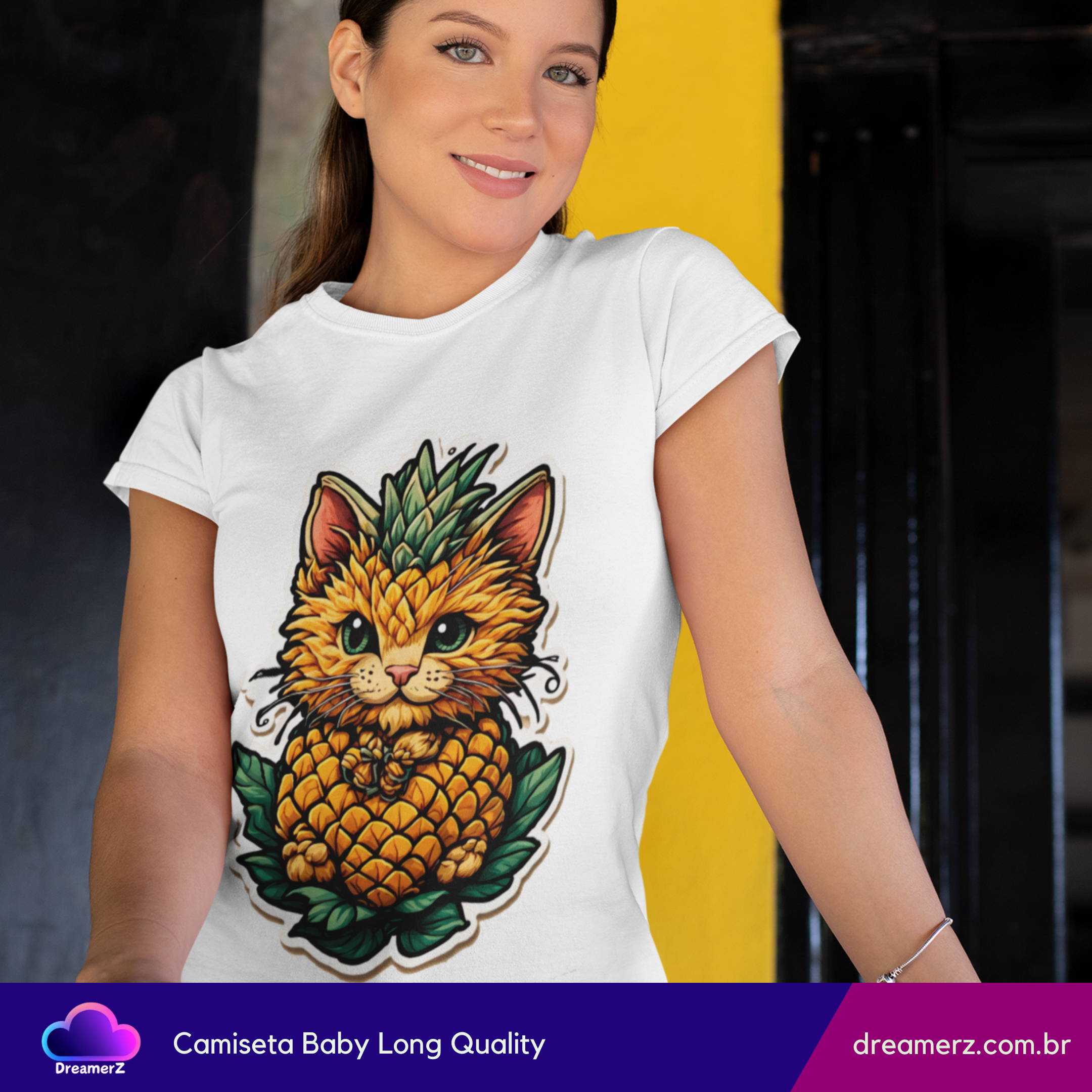 Camiseta Feminina Gatopaxi – A Mistura Mais Fofa do Verão!