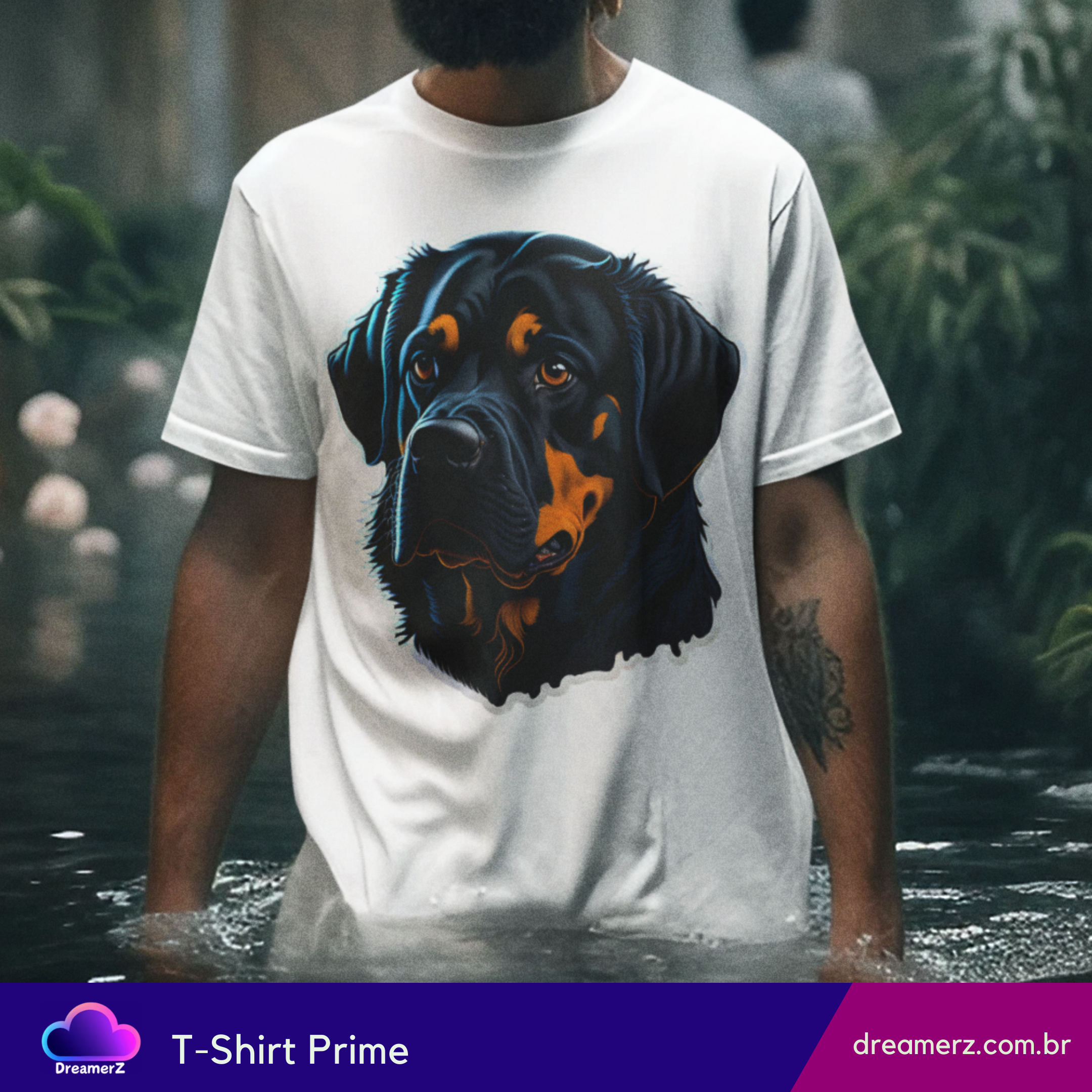 Camiseta ROTTWEILER GAZE – Lealdade que Veste