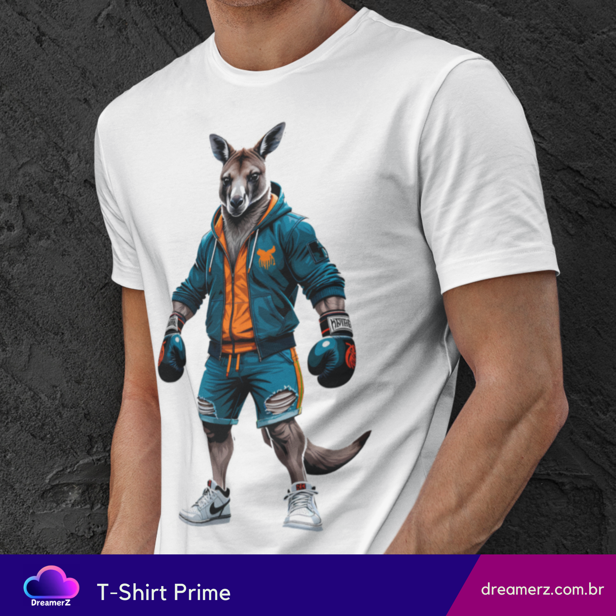 Camiseta KANGAROO FIGHT CLUB – Estilo que Luta e Vence
