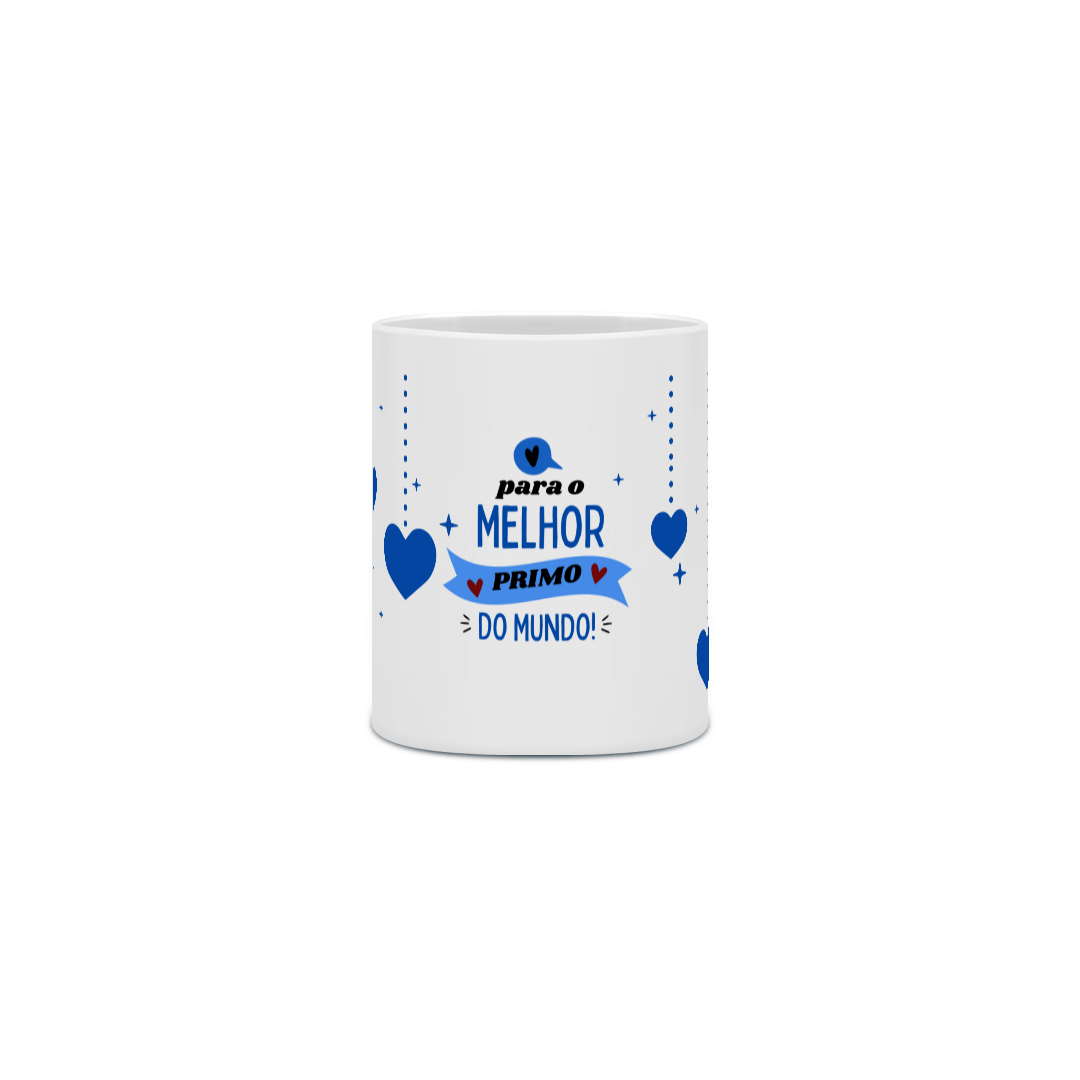 Caneca Porcelana - Melhor Primo