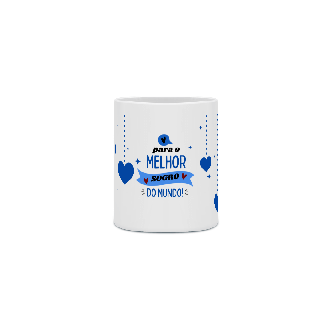 Caneca Porcelana - Melhor Sogro