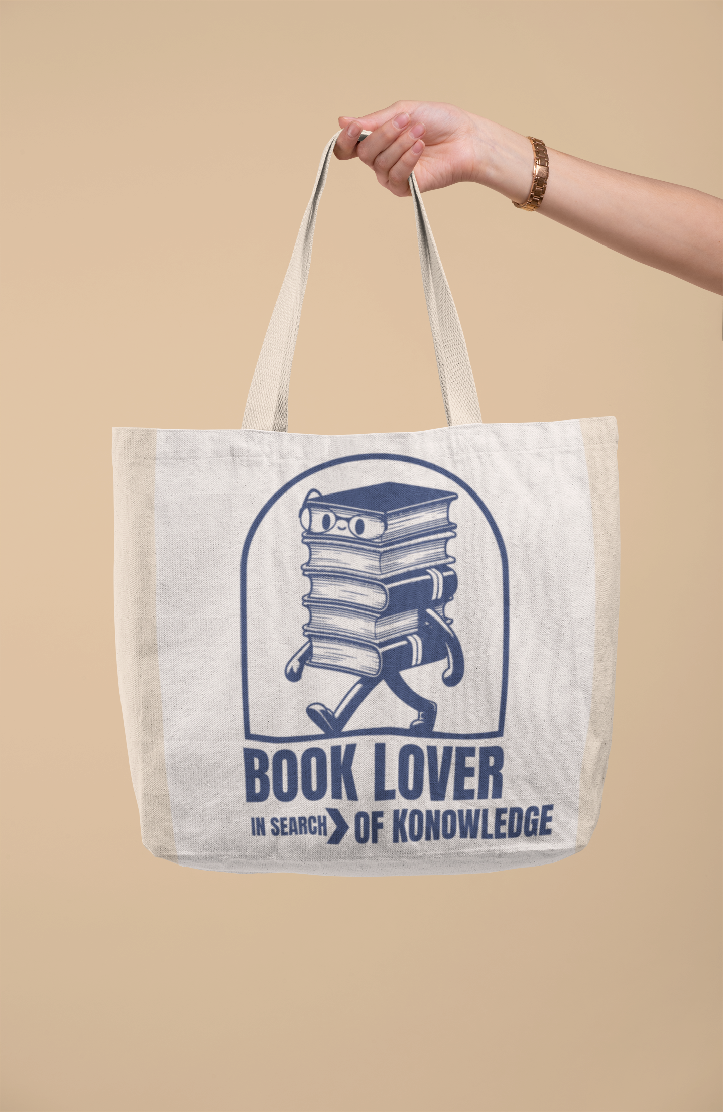 Eco Bag  Book Lover In Search Of Konowledge