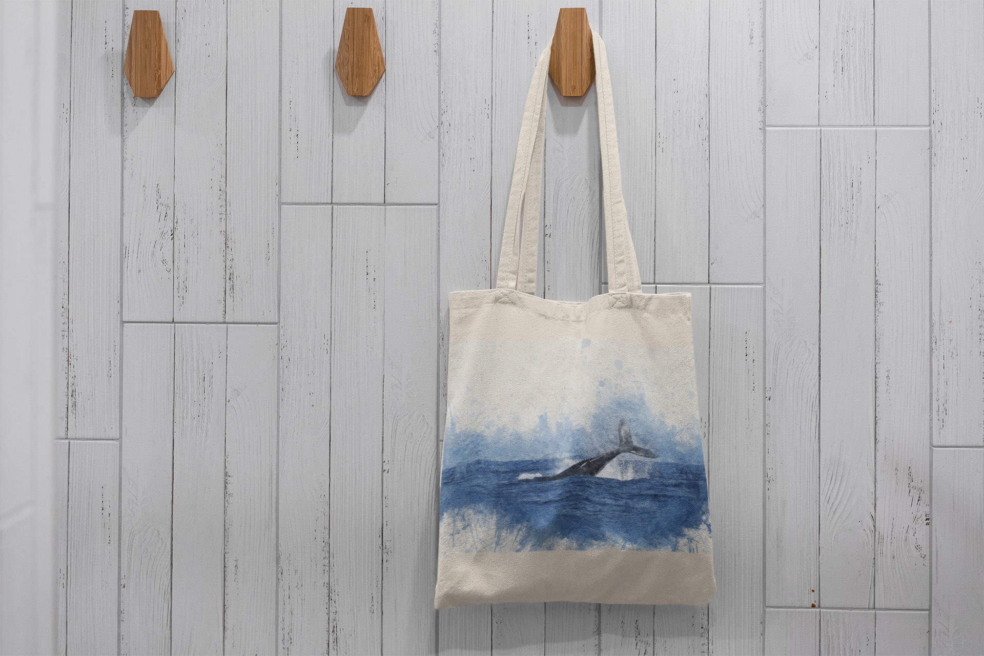 Whale Diving Eco Bag