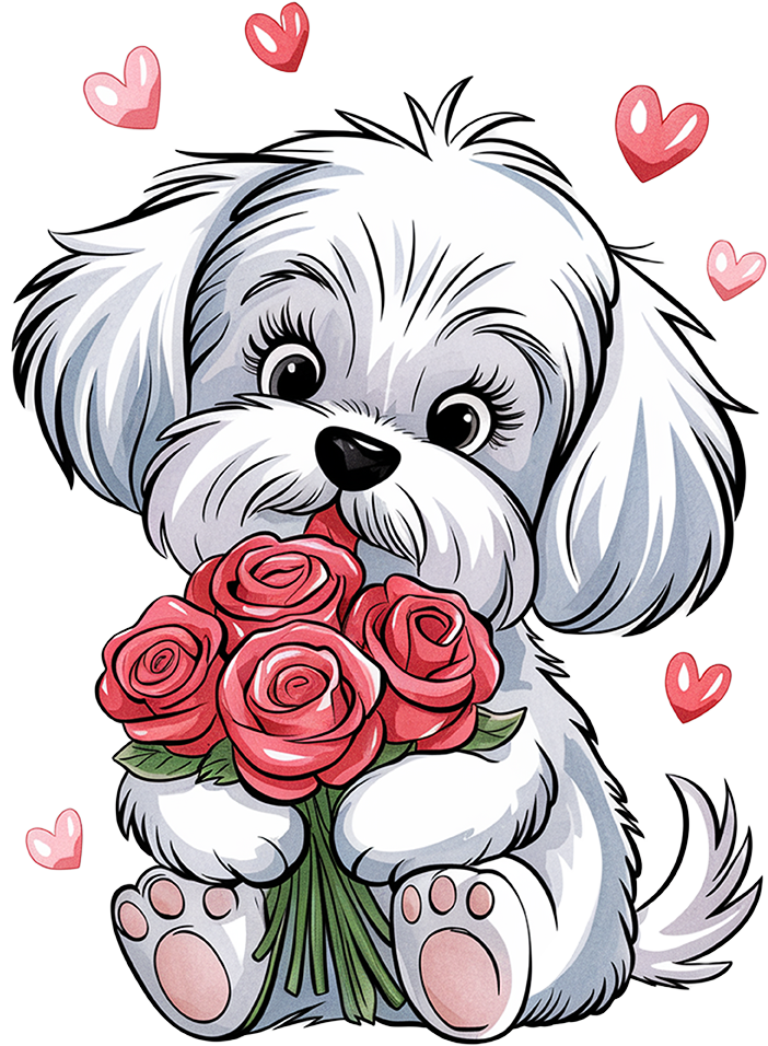 Regata Feminina Sport Dry UV estampa cão branco Maltês 