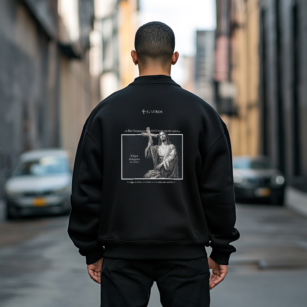 Moleton Cristo Soberano (modelo Cristo nas Costas) - Armadura Stavros