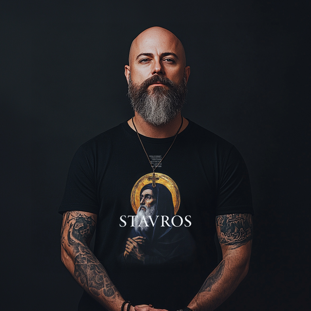 Camiseta Prime Santo Antão, o Grande, Rezando - STAVROS