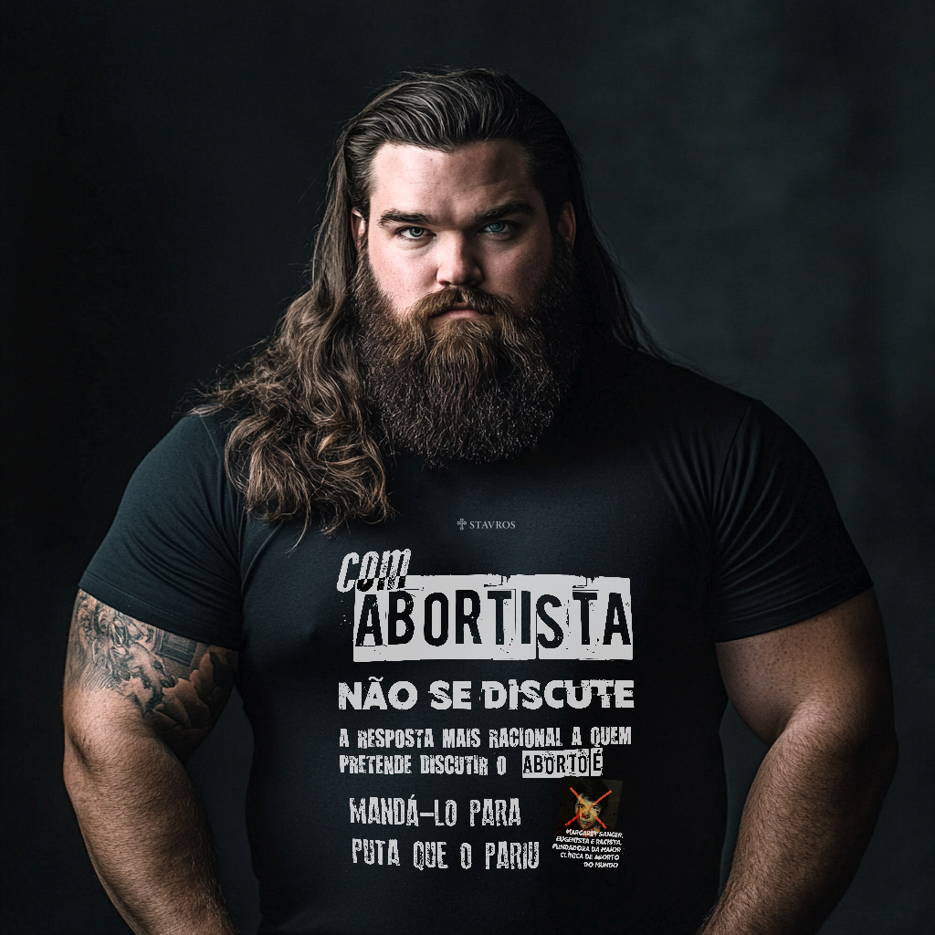Camiseta Anti-Aborto (Masculina) - Stavros