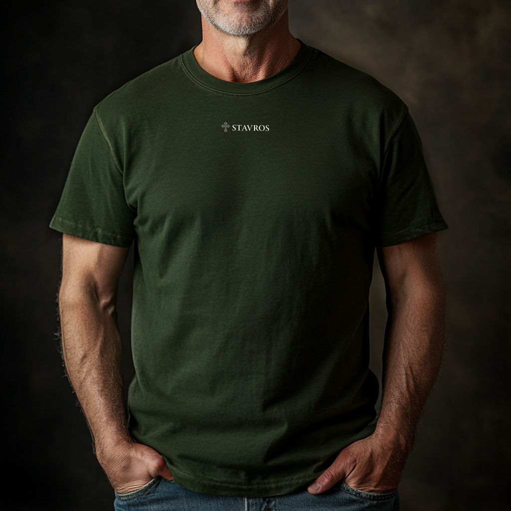 Camiseta Pima - Armadura Stavros Elegante (Cores Escuras)