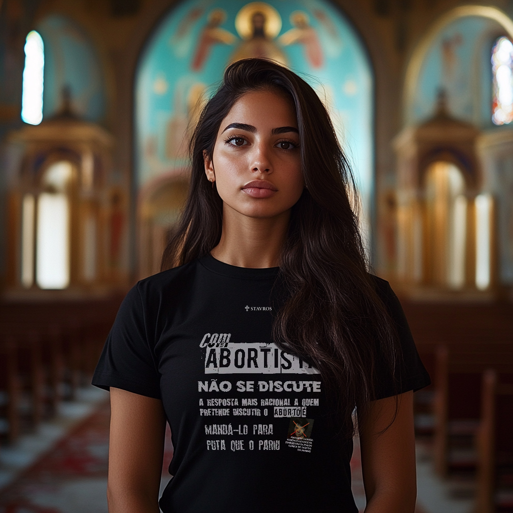 Camiseta Anti-Aborto (Feminina) - Stavros