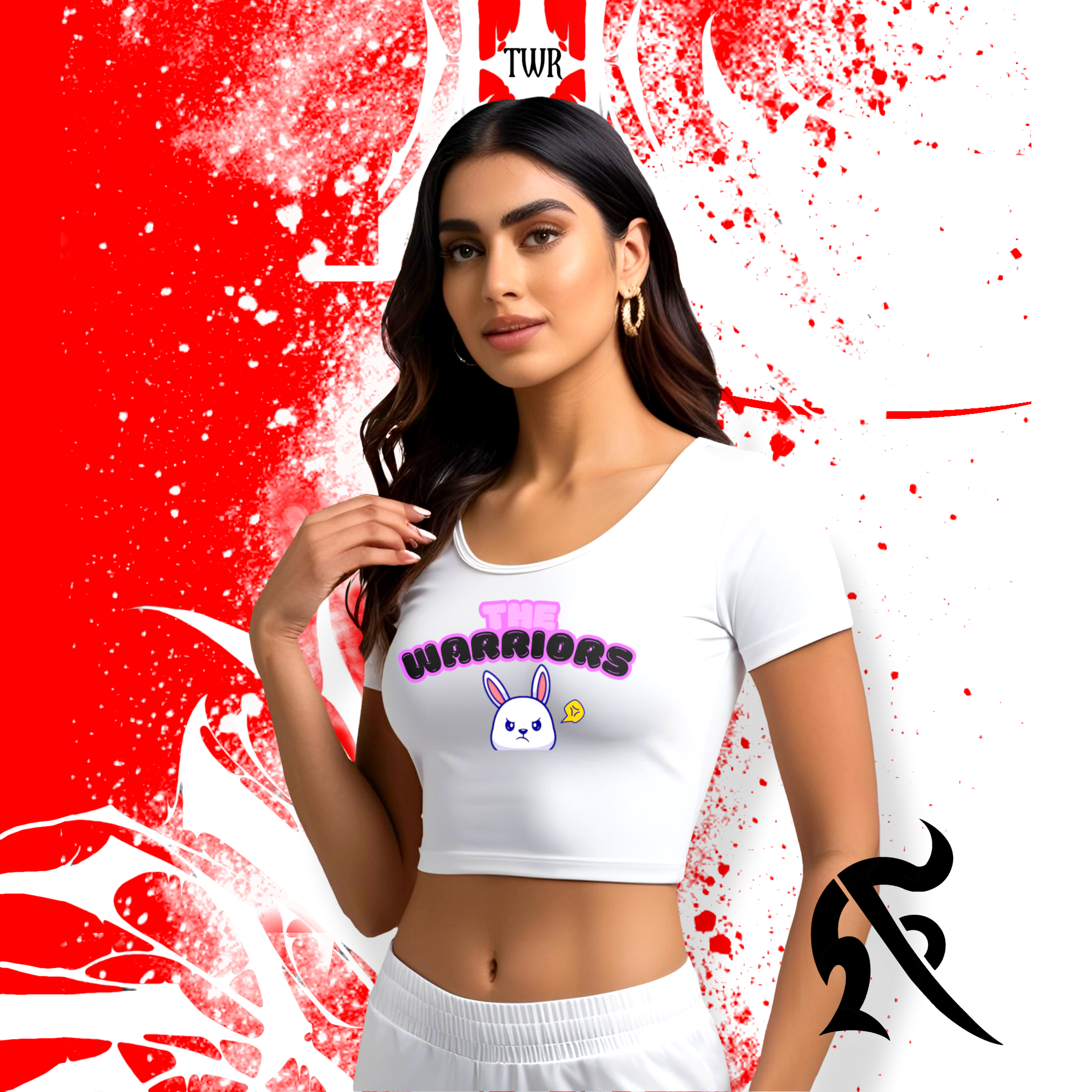 Cropped Coelho Feminino The Warriors E-sports