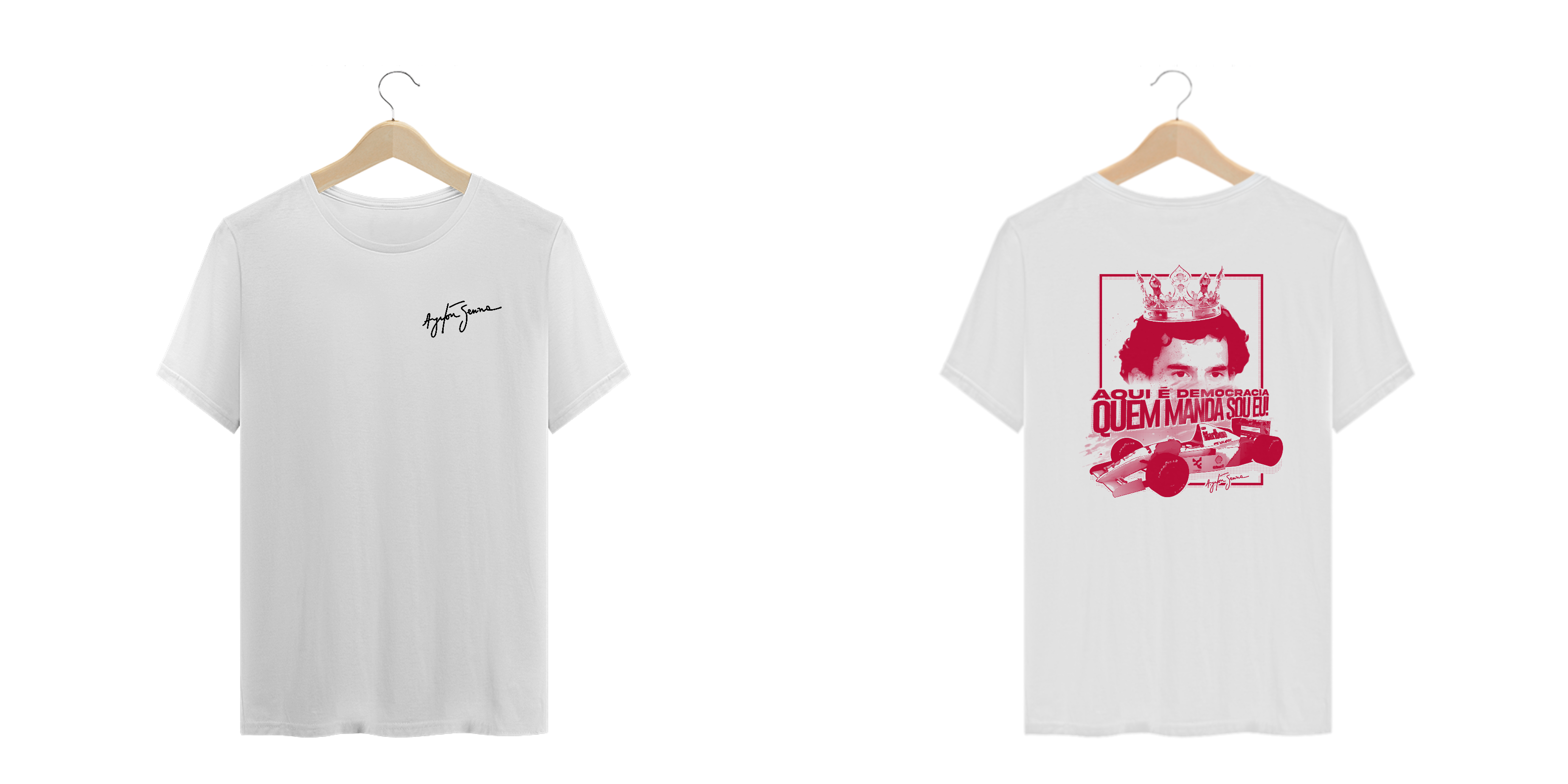 Camiseta Ayrton Senna Democracia