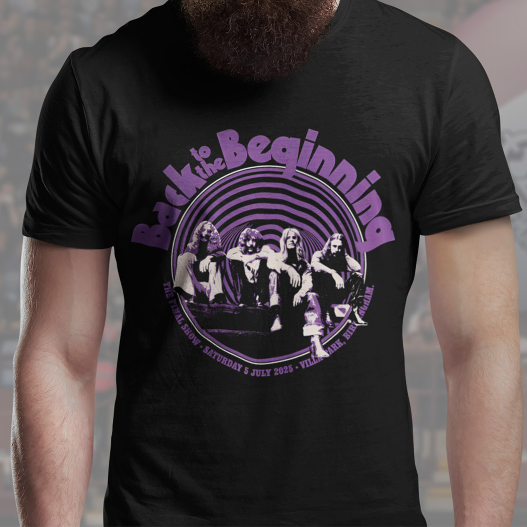 T-Shirt Classic Back to the Beginning - Black Sabbath - Final Show
