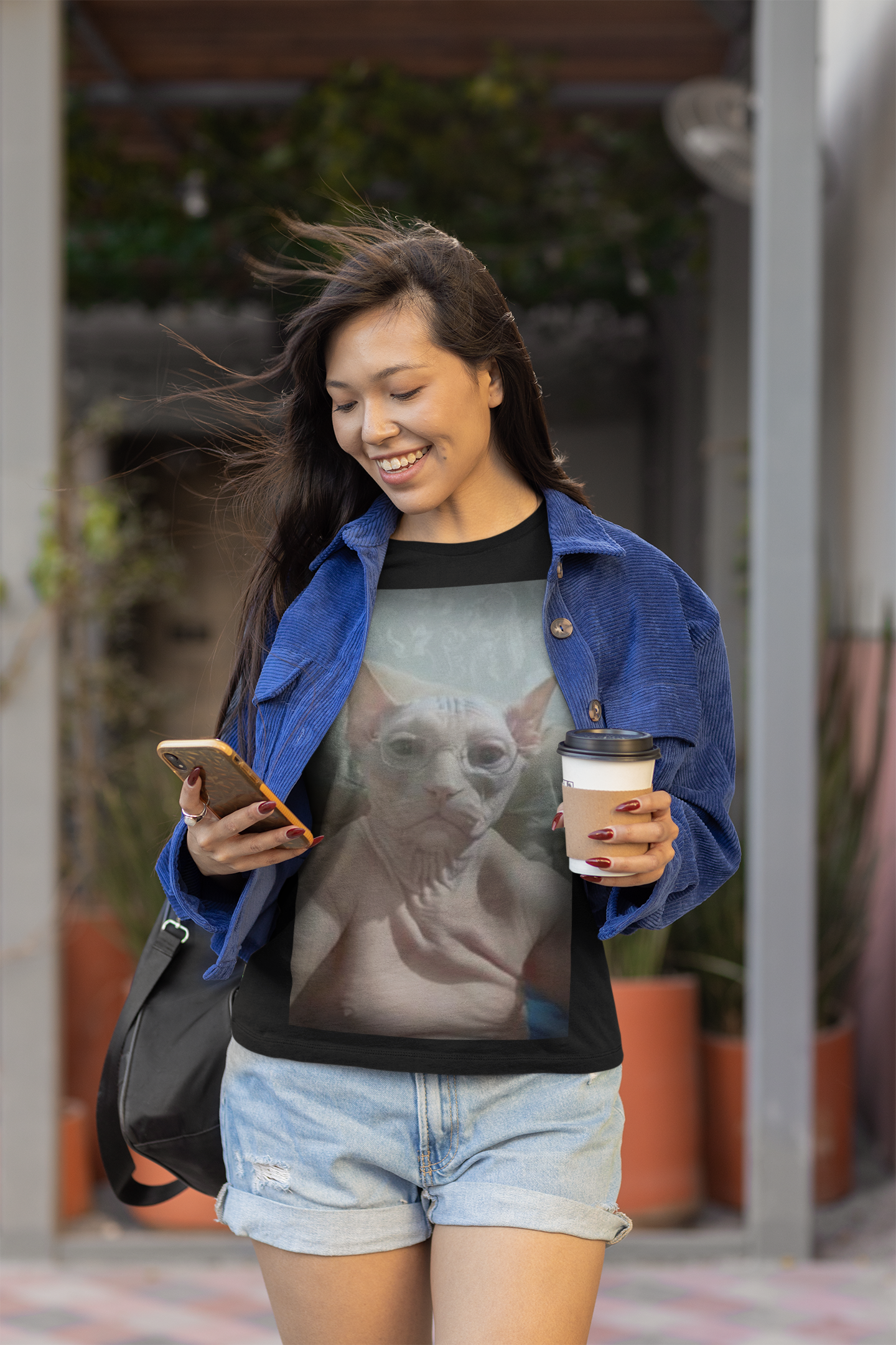 Nome do produto: Camiseta Gato pelado velho