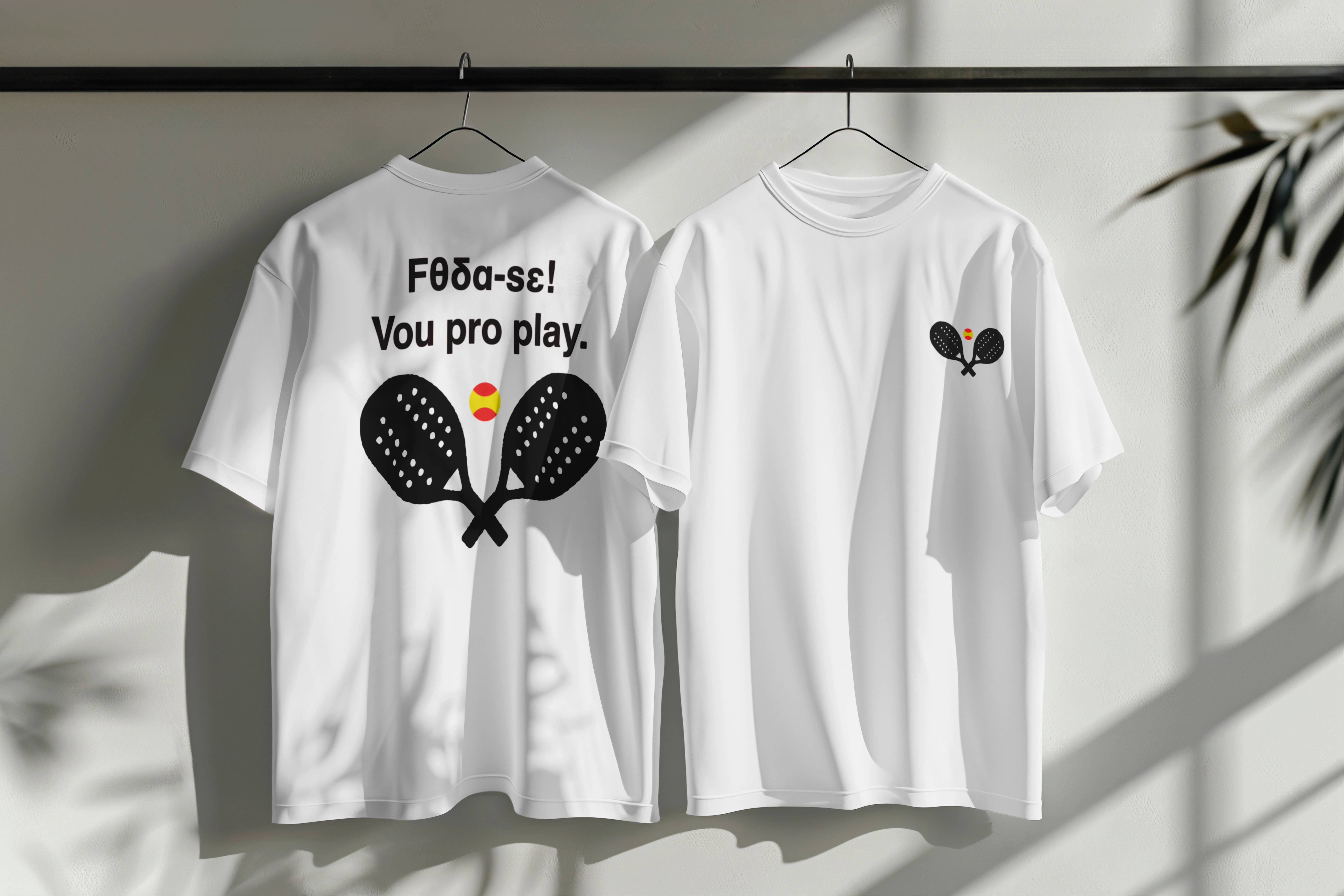 Camisa 100% Algodão - Vou pro Play (Frente e Costas)