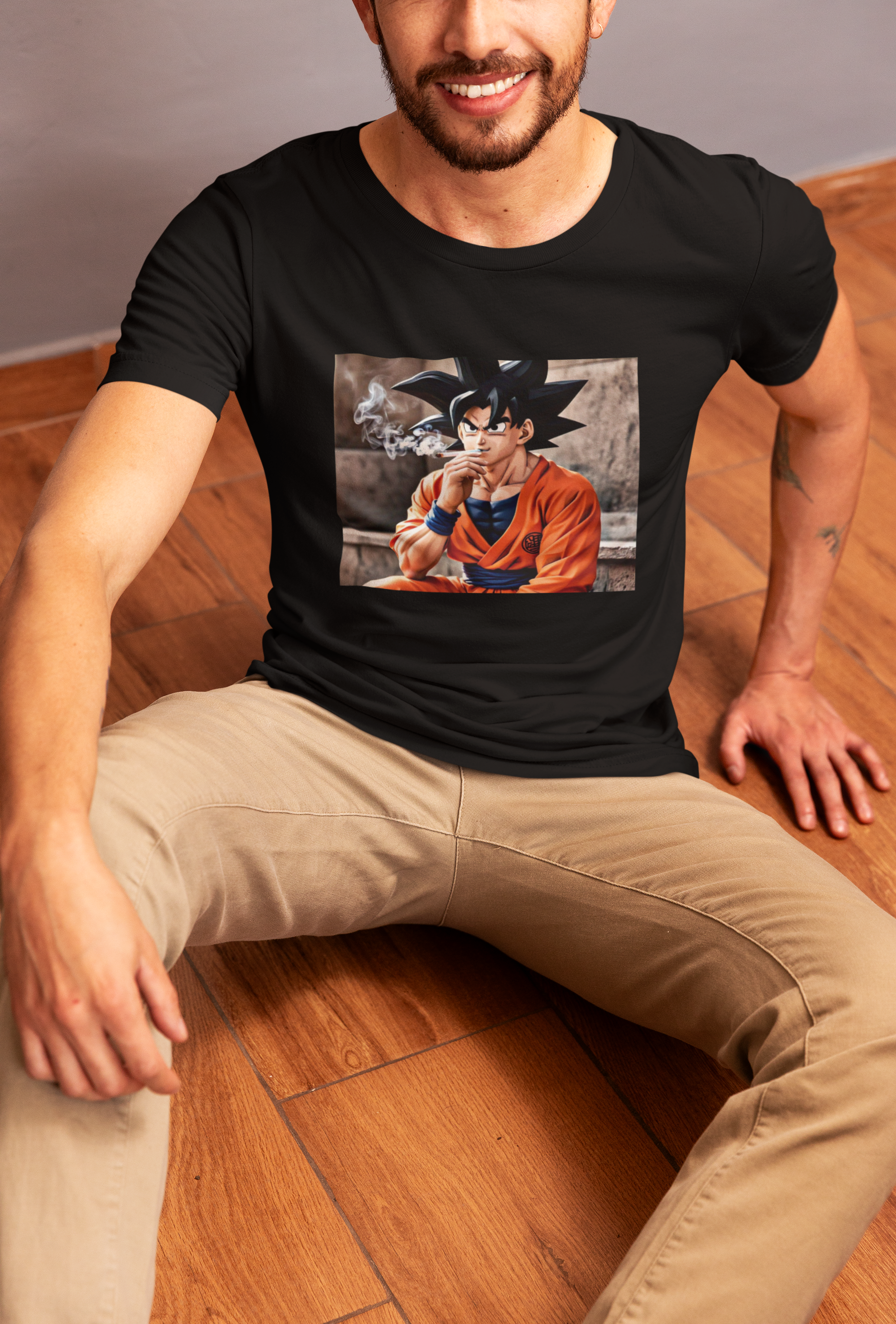 Camisa Goku Chapado