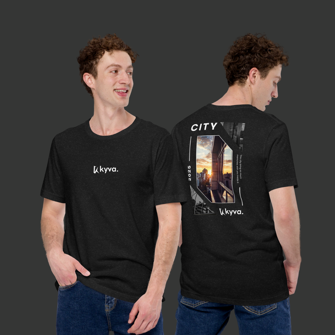 Camiseta Kyva. City Black