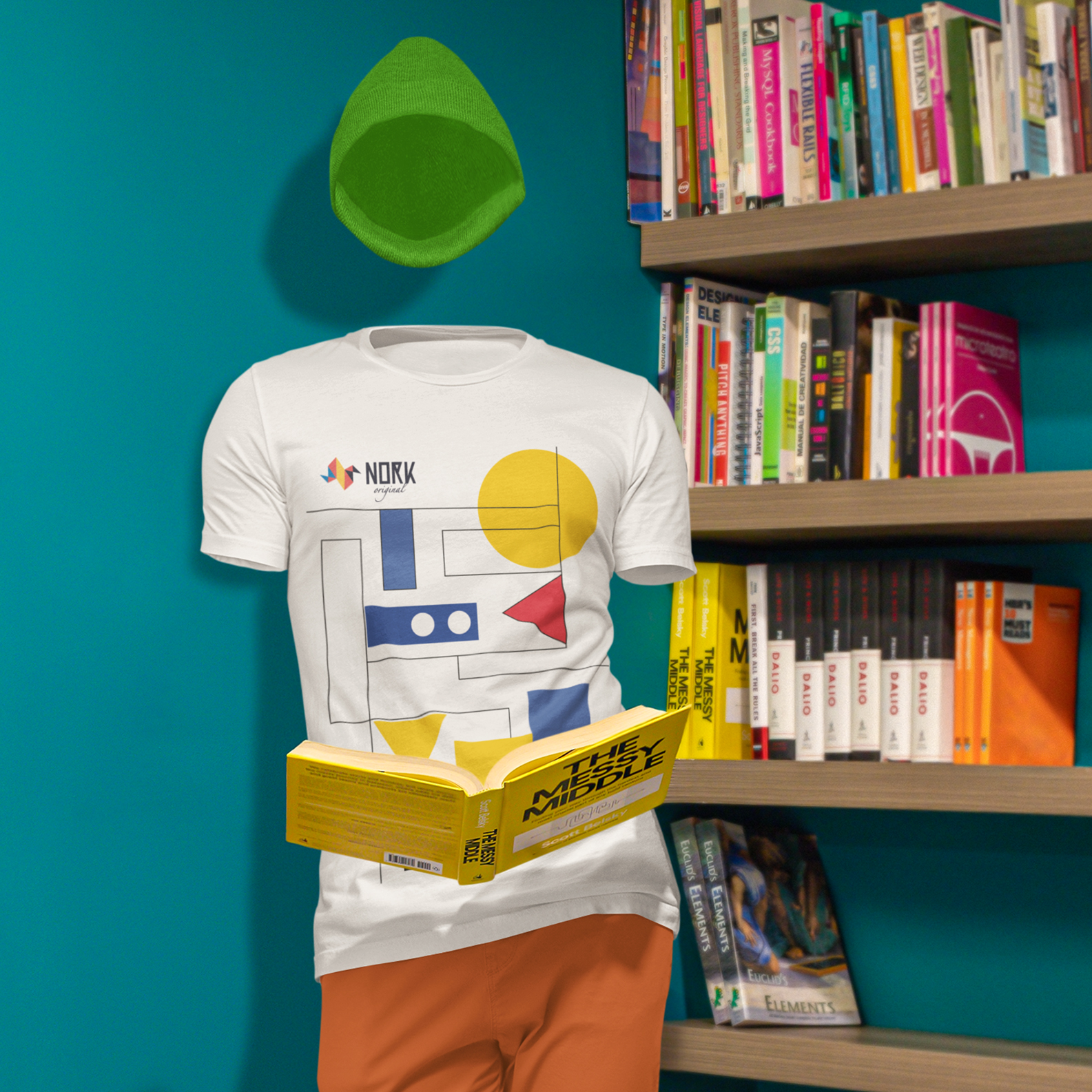 Camisa Nork Original Bauhaus Geometric Pima