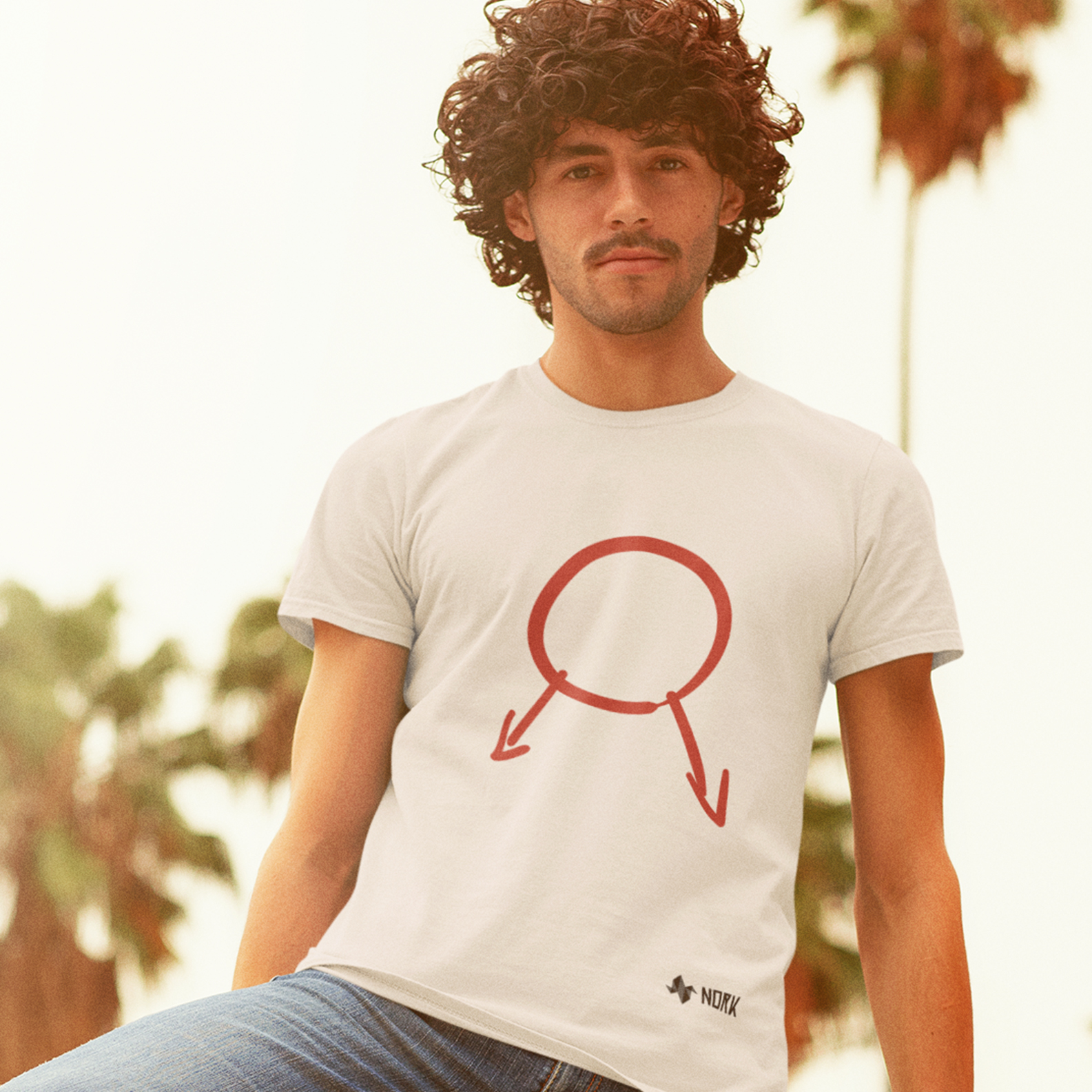 Camisa Nork Rabisco Conexões em Ação