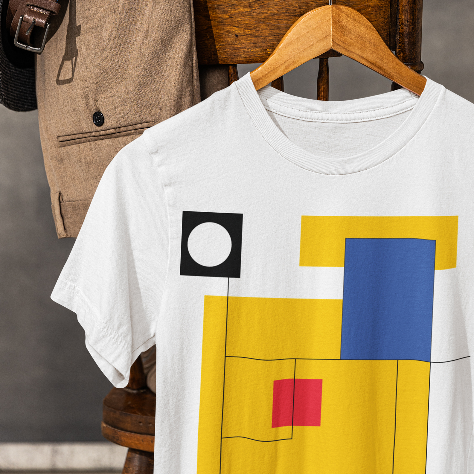 Camsia Nork Original Bauhaus Geometric Colorful Pima