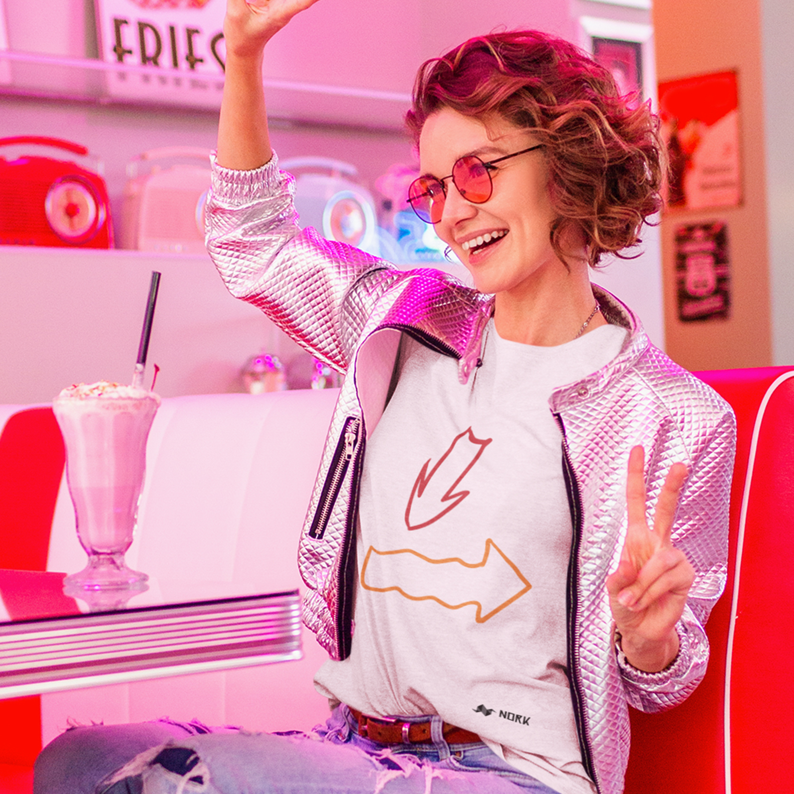 Camisa Nork Rabisco Fluxo Dinâmico Prime