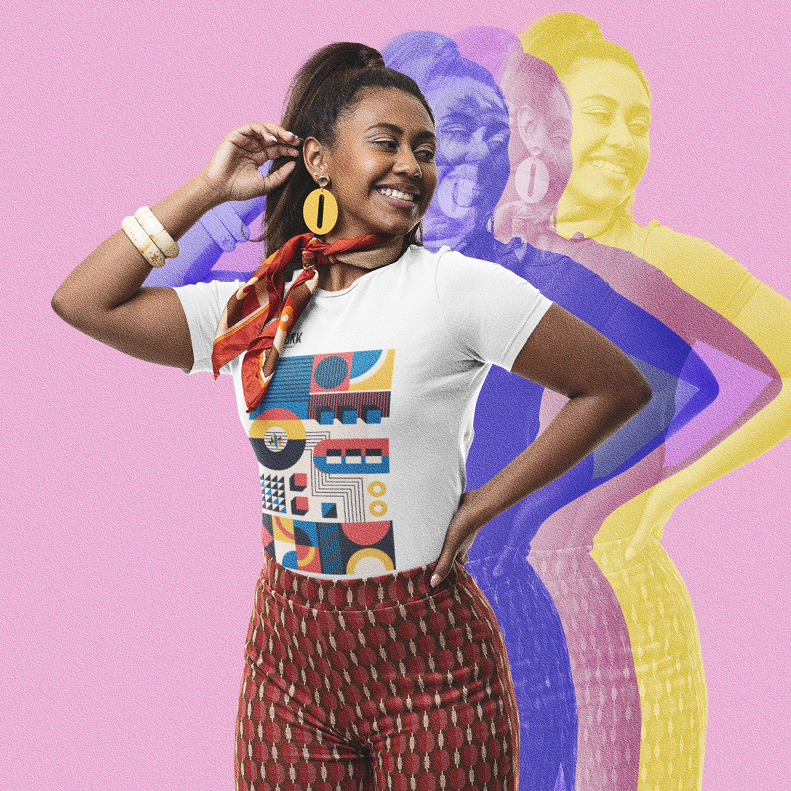 Camisa Nork Original Bauhaus Colors Pima