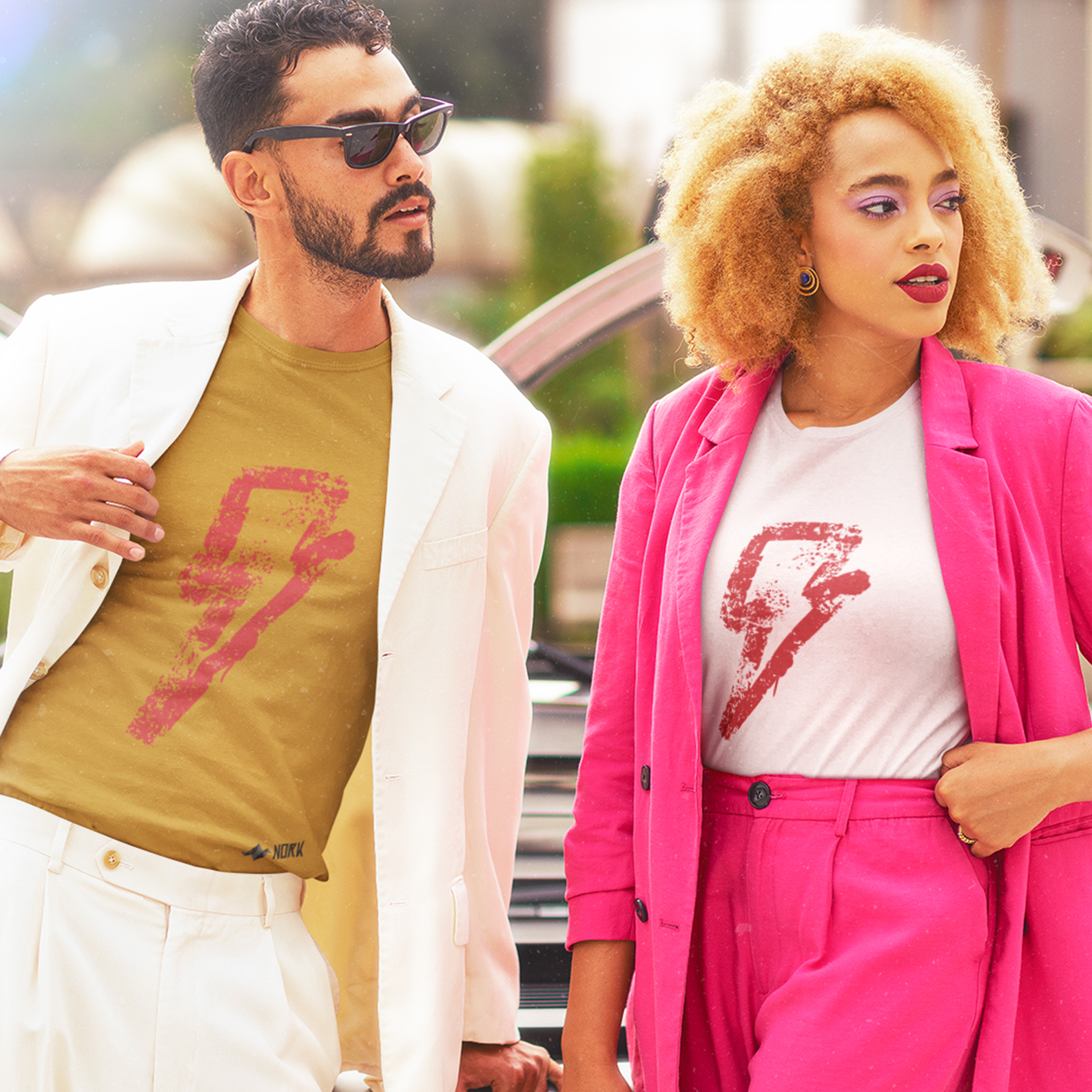 Camisa Nork Rabisco Impacto Vermelho Prime