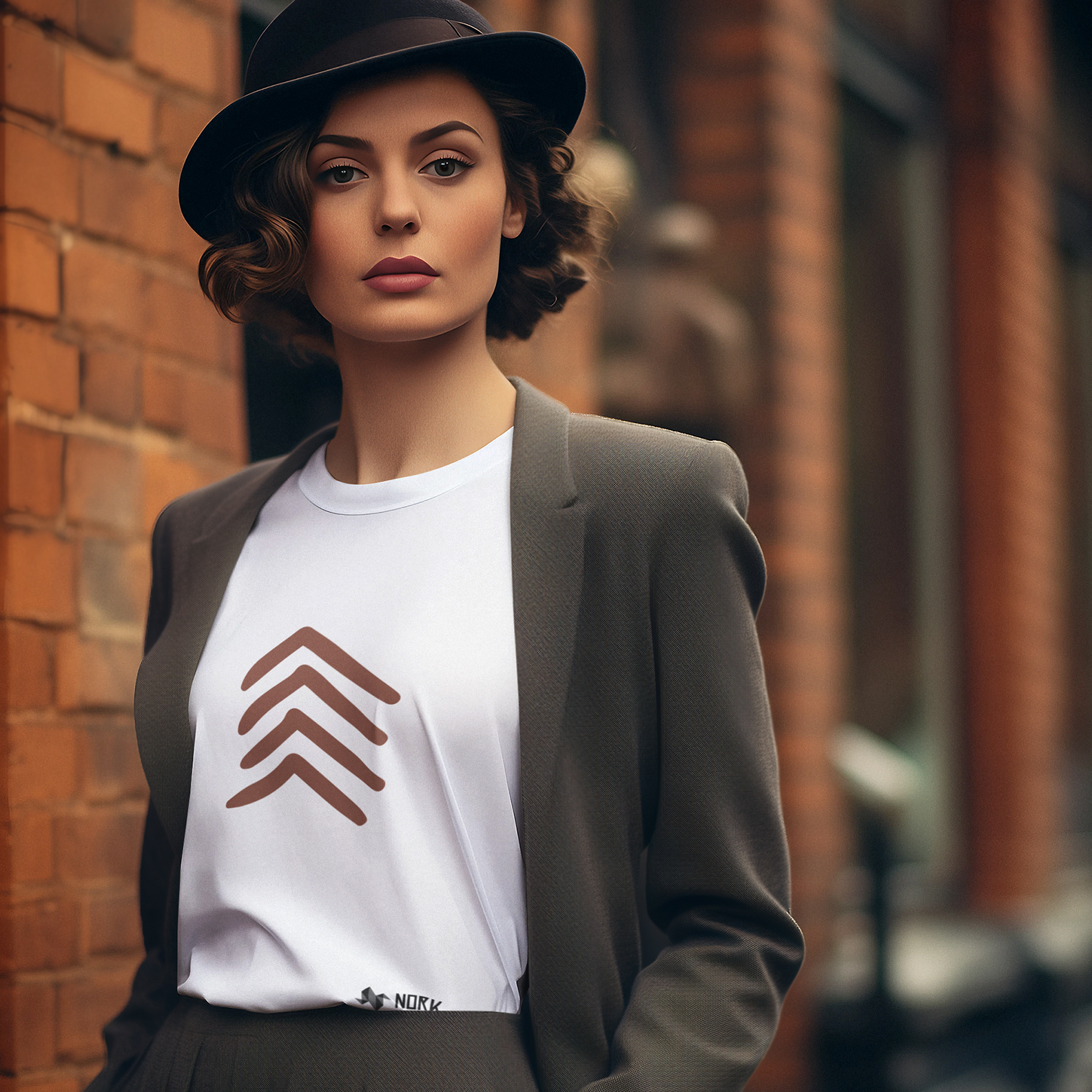 Camisa Nork Rabisco Ascenção Terracota Prime