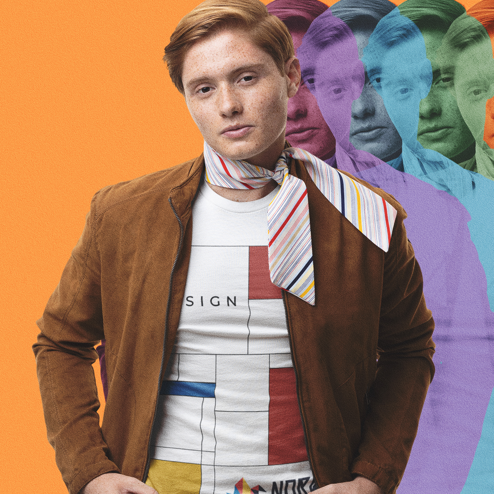 Camisa Nork Original Bauhaus Box Colors Pima