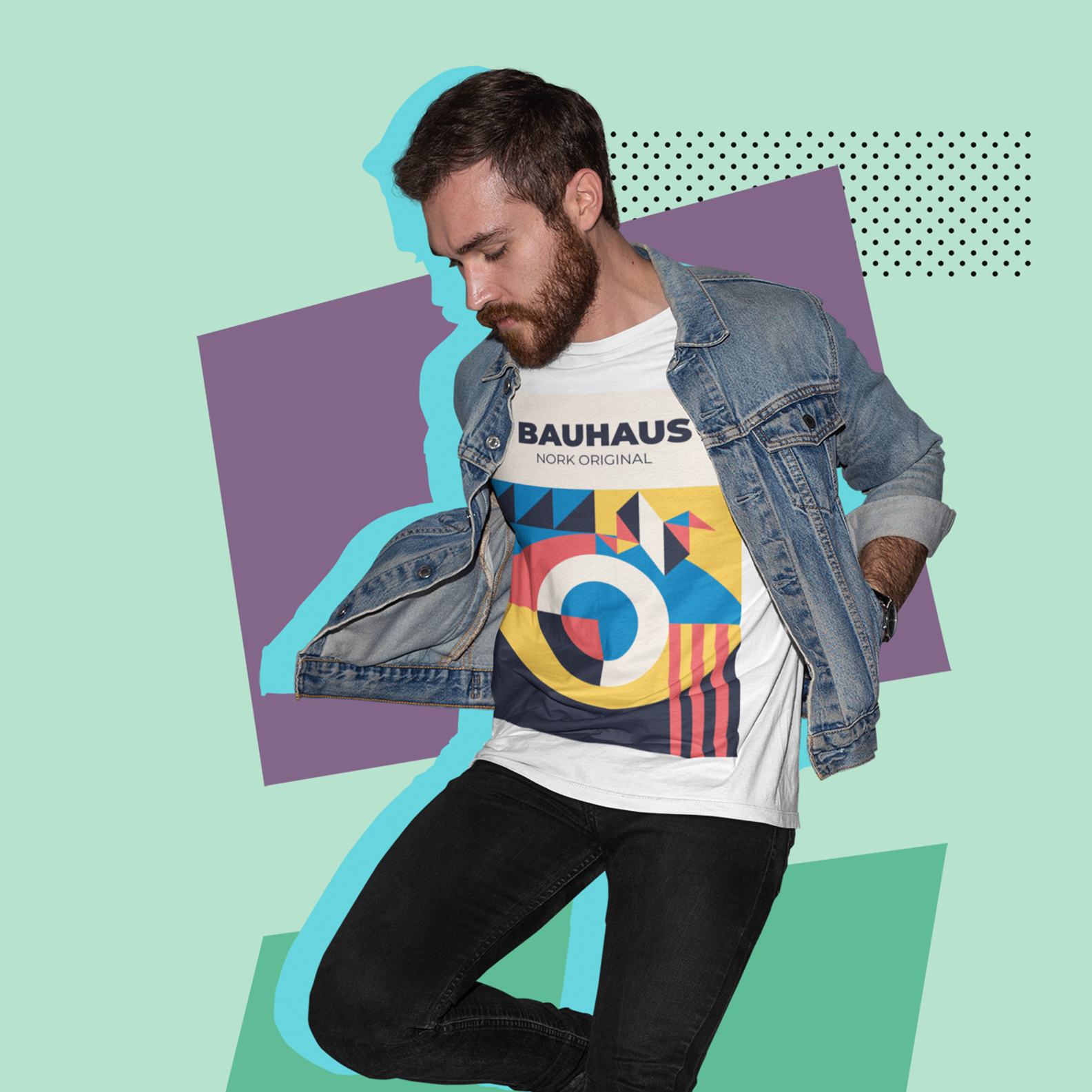 Camisa Nork Original Bauhaus Ispiration Pima