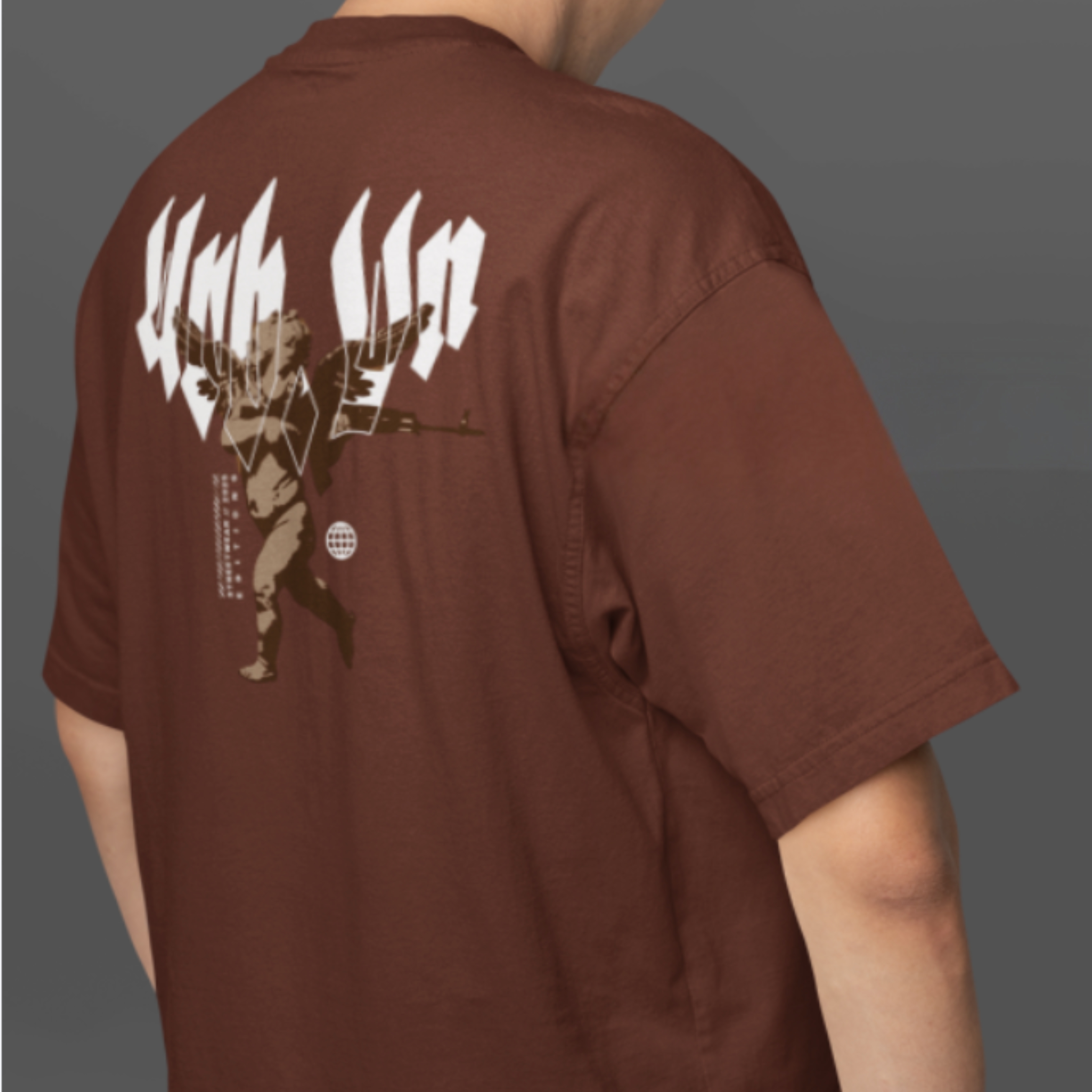 Oversized | Entre o Céu e o Caos - Marrom