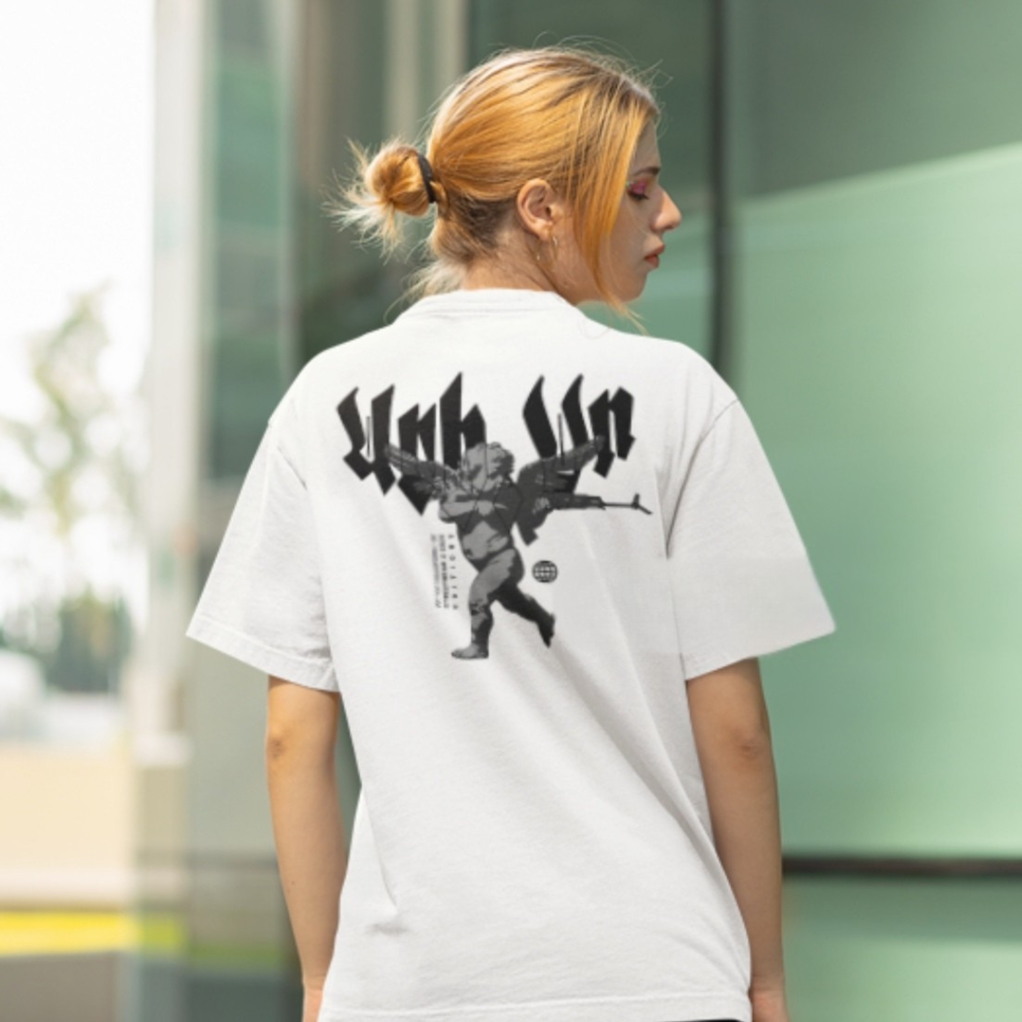 T-Shirt | Entre o Céu e o Caos - Branco