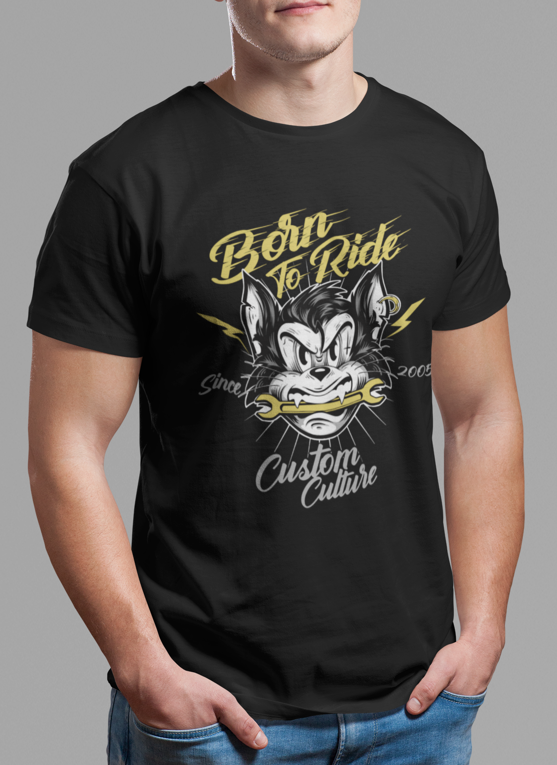 CAMISETA BORN TO RIDE