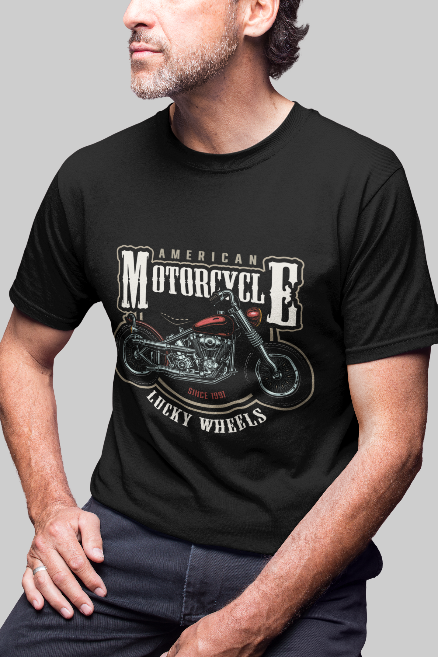 CAMISETA AMERICAN MOTORCYCLE