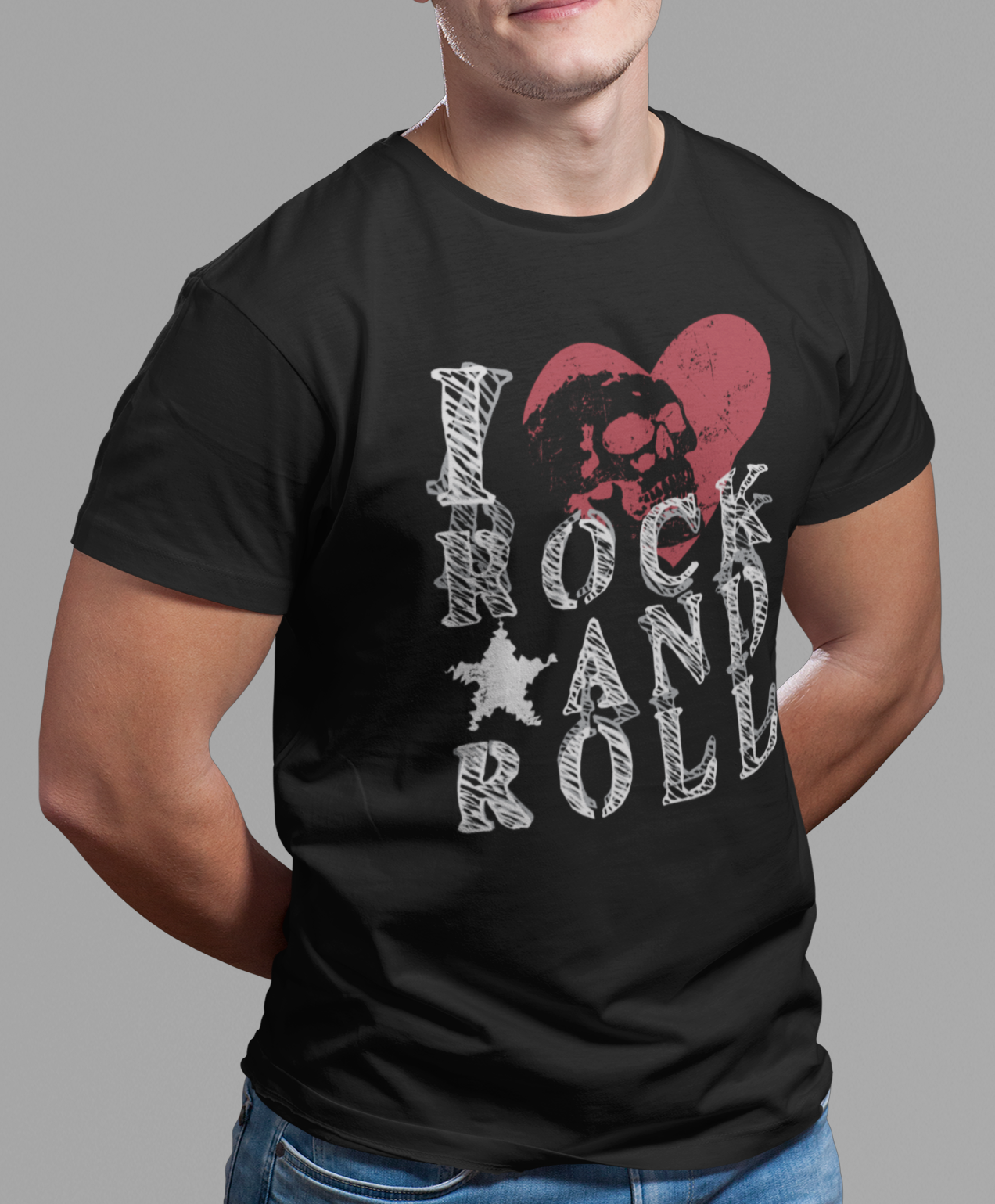 CAMISETA ROCK AND ROLL