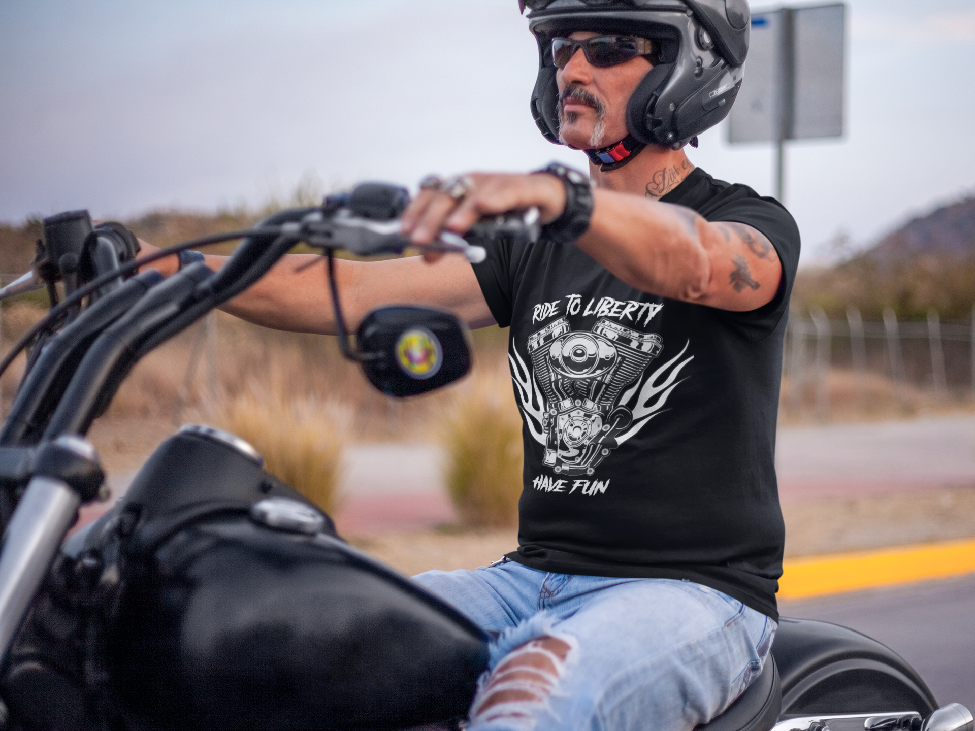 CAMISETA RIDE TO LIBERTY