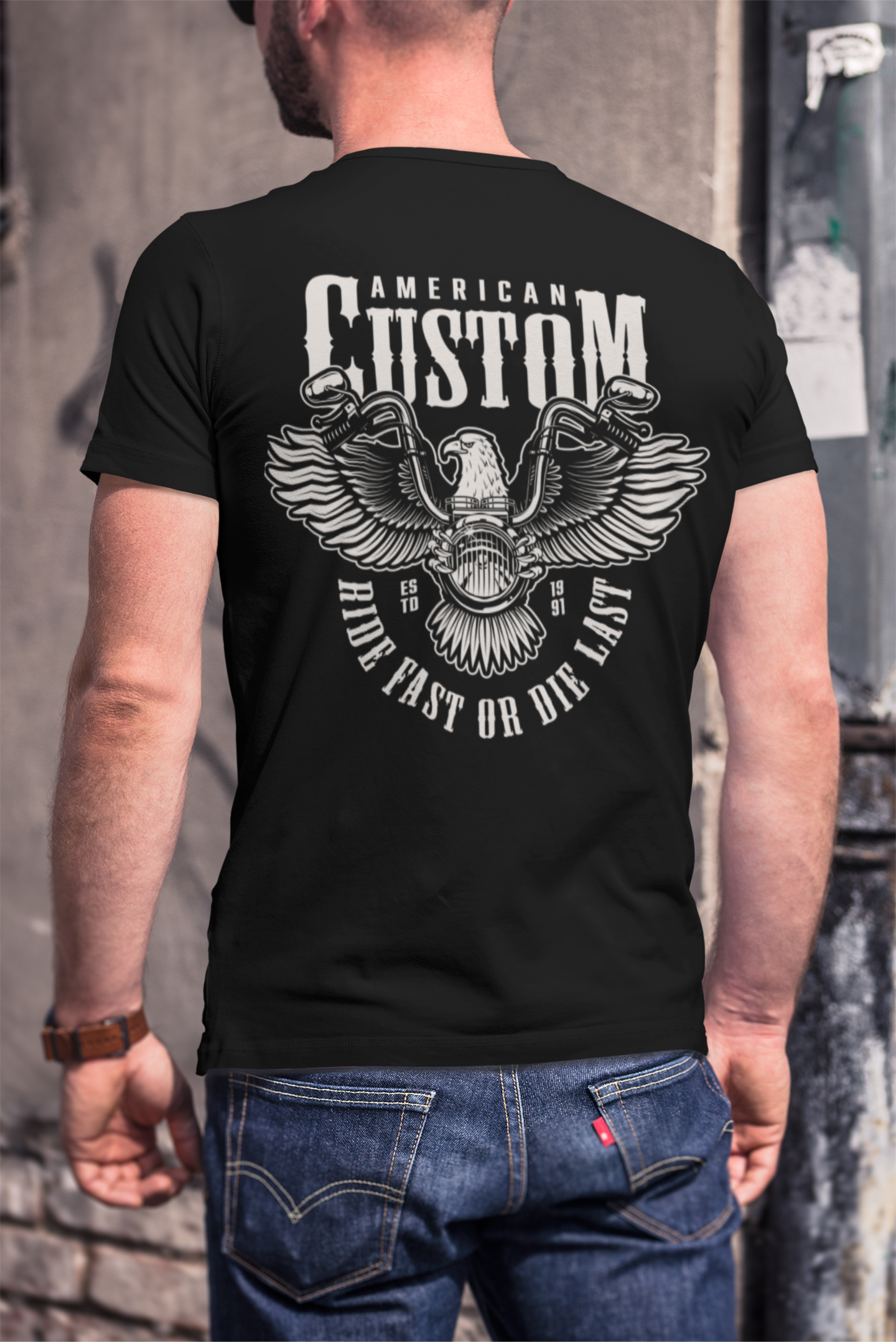 CAMISETA CUSTOM AMERICAN