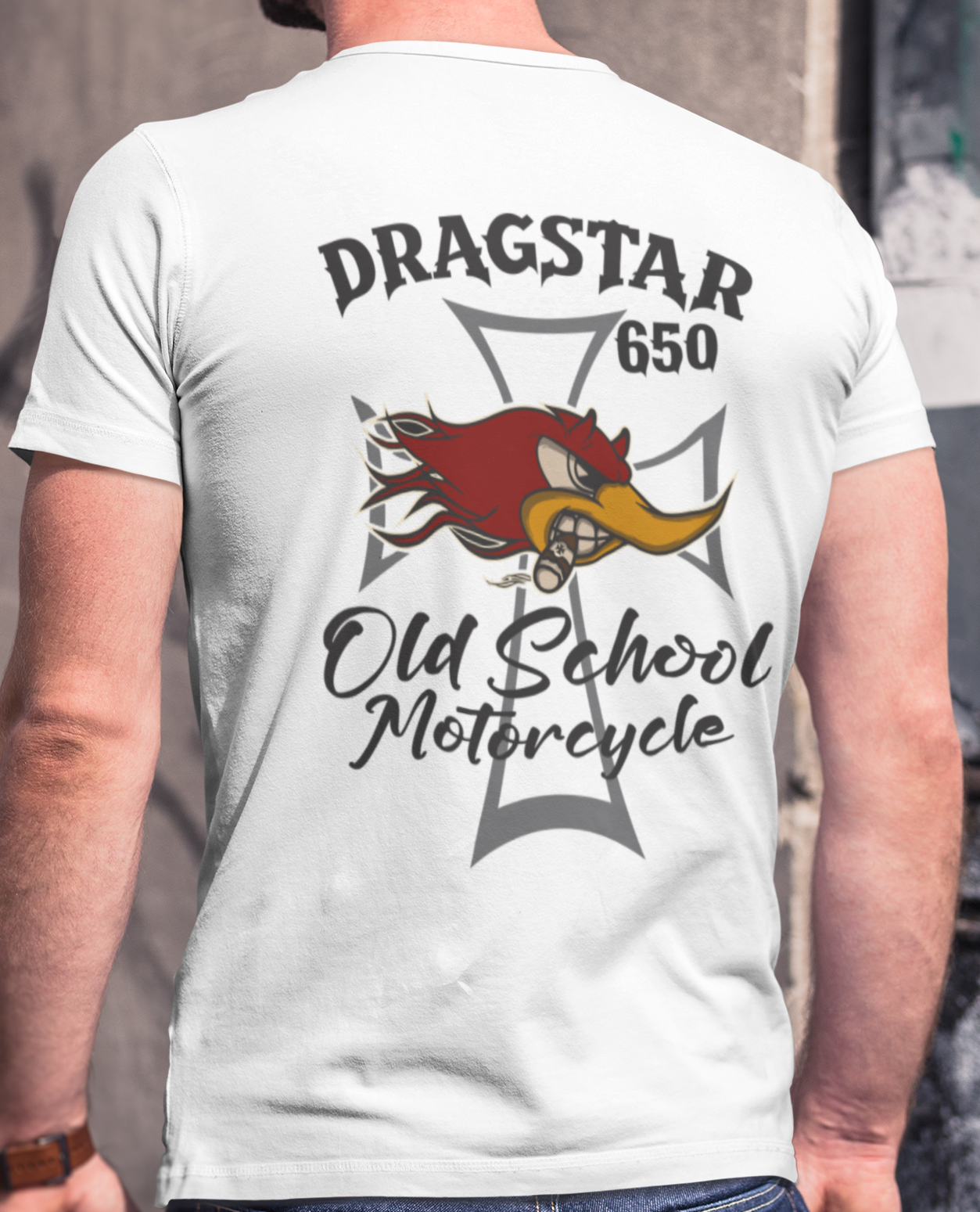 CAMISETA DRAGSTAR BRANCA