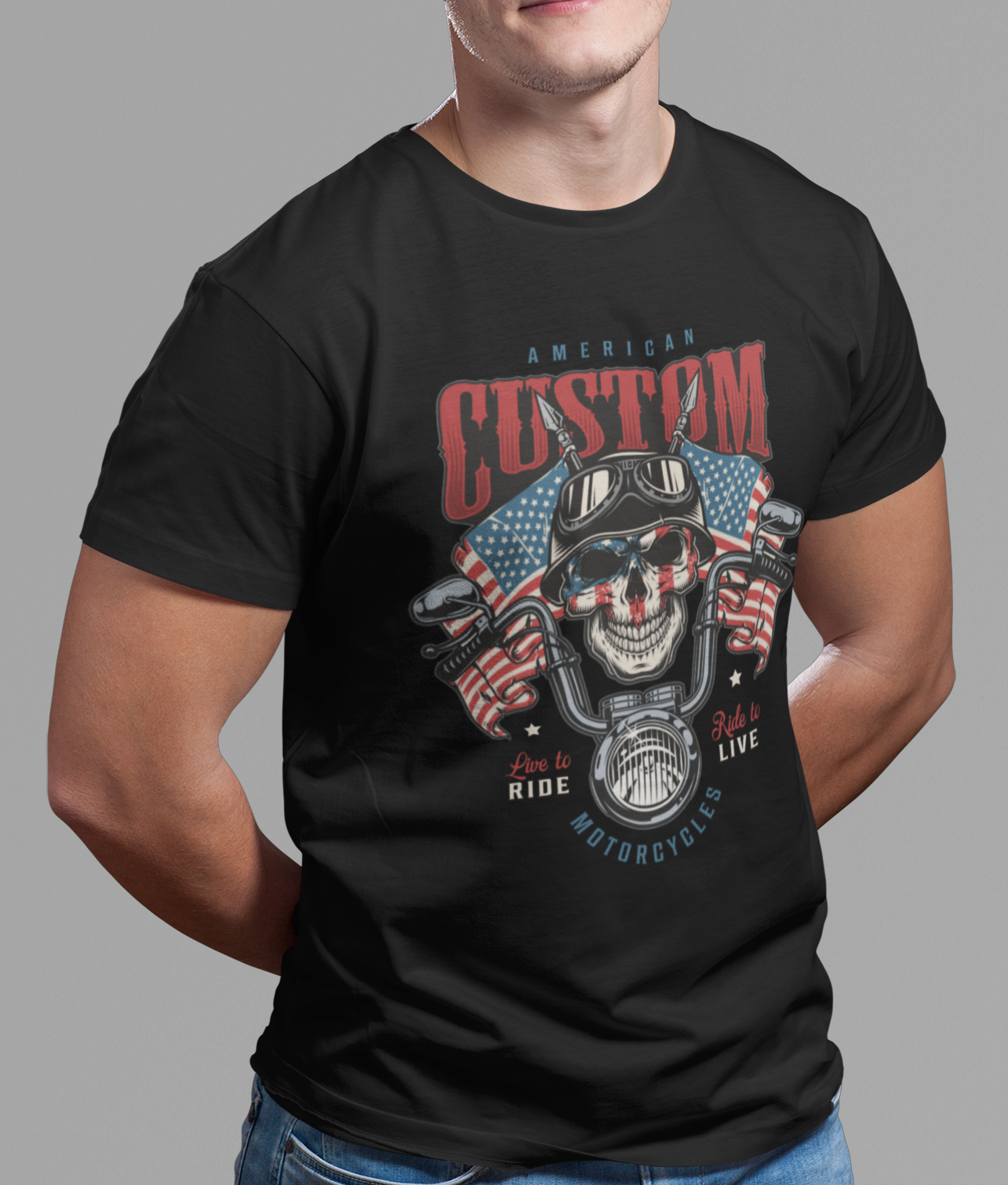 CAMISETA AMERICAN CUSTOM